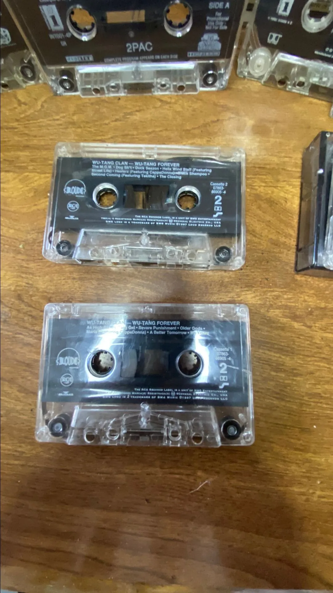 Product image for Wu-Tang Clan - Wu-Tang Forever (2xCass, Album) Media: Very Good Sleeve: No Cover Location: Comm