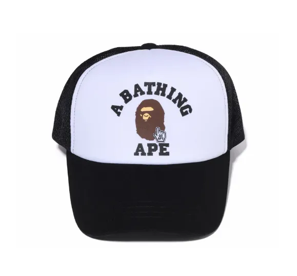 Product image for Headgear - Bape College Go Ape Pointer Trucker Hat Black
