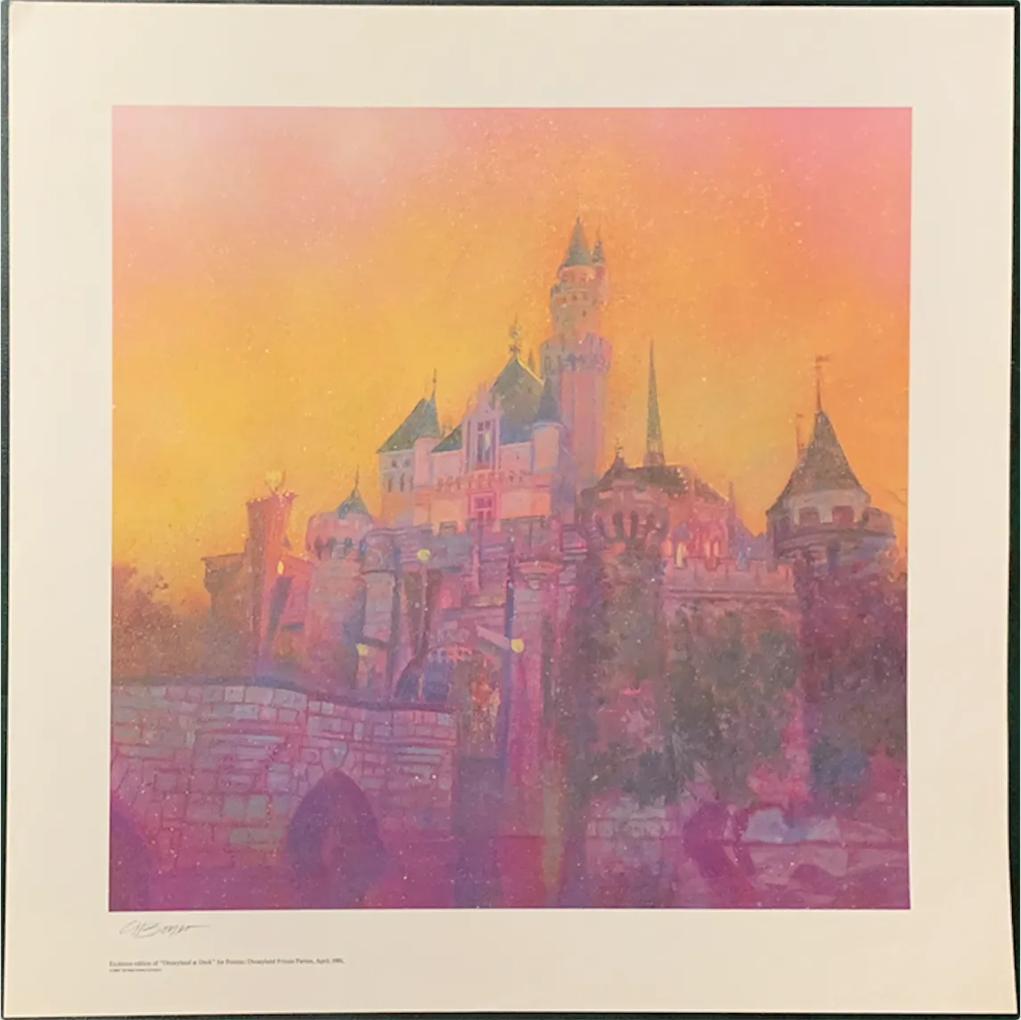 Product image for "Disneyland at Dusk" by Charles Boyer