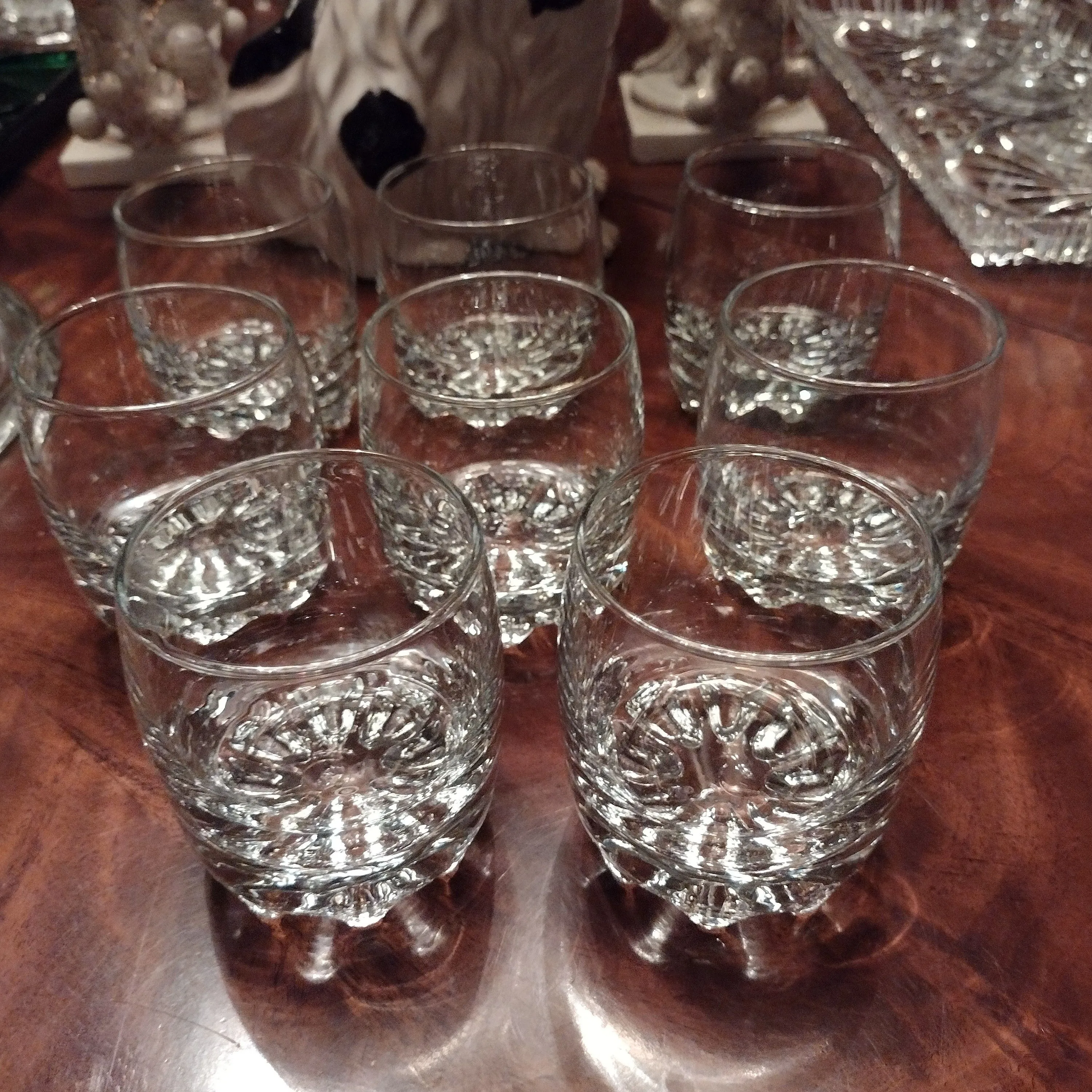 Product image for Bormioli Rocco Galassia Rocks Peg-Footed Juice Whisky Glasses Set of 8