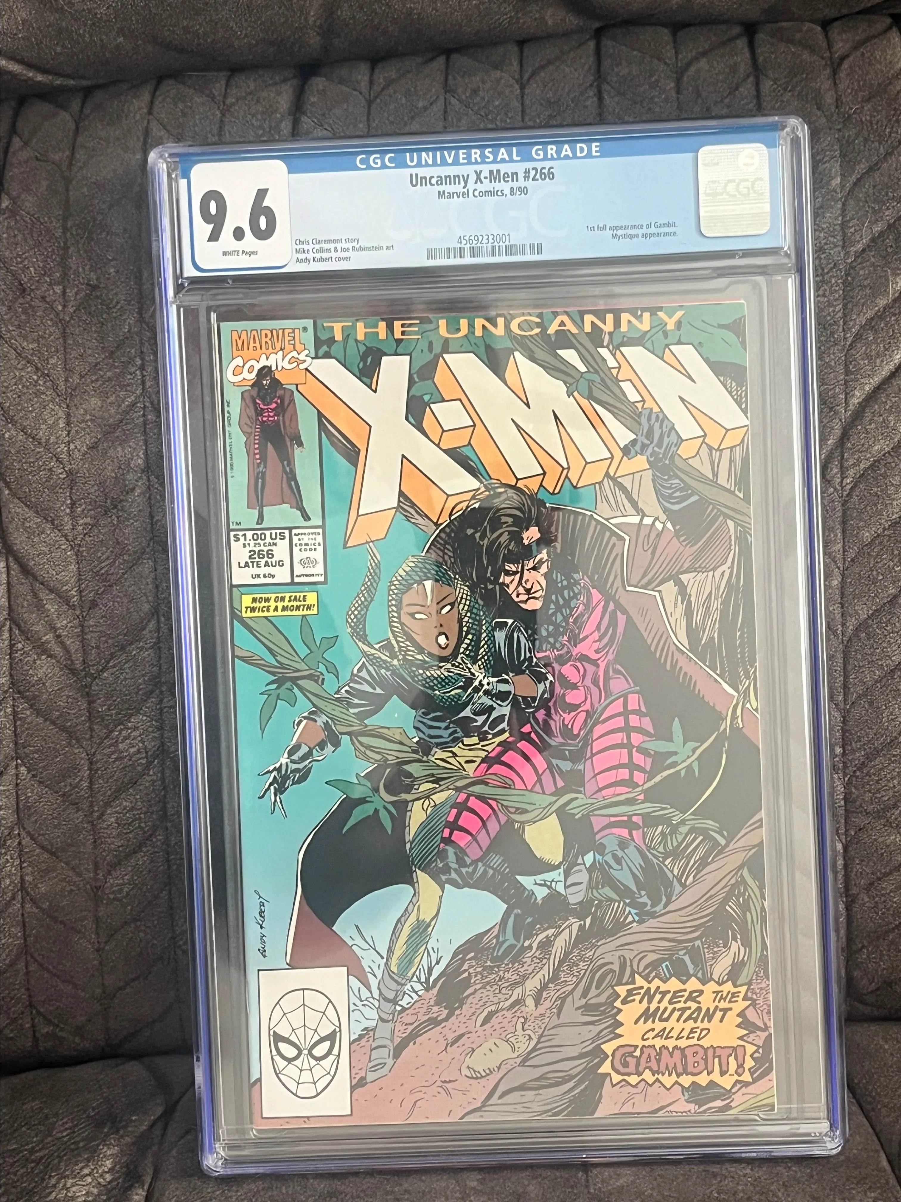 Product image for Uncanny X-Men #266 Gambit! 9.6