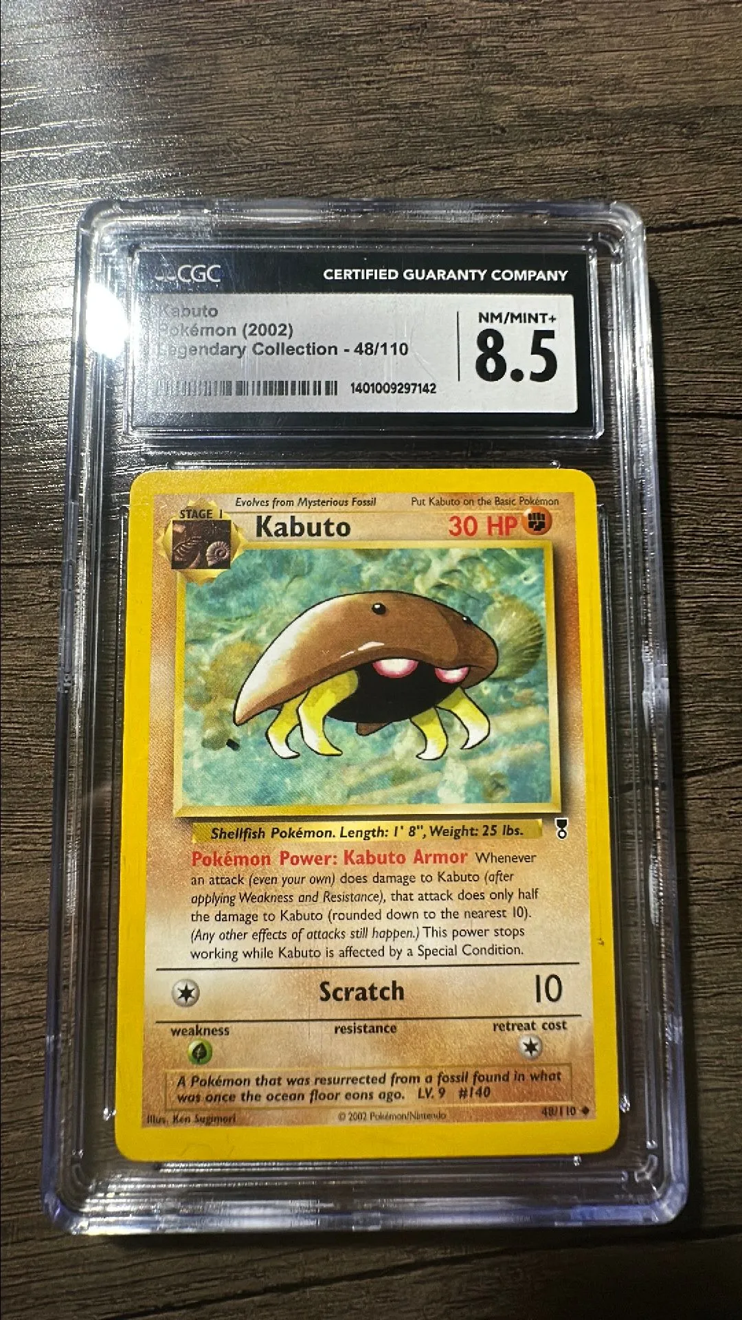 Product image for Kabuto 48/110 Legendary Collection CGC 8.5