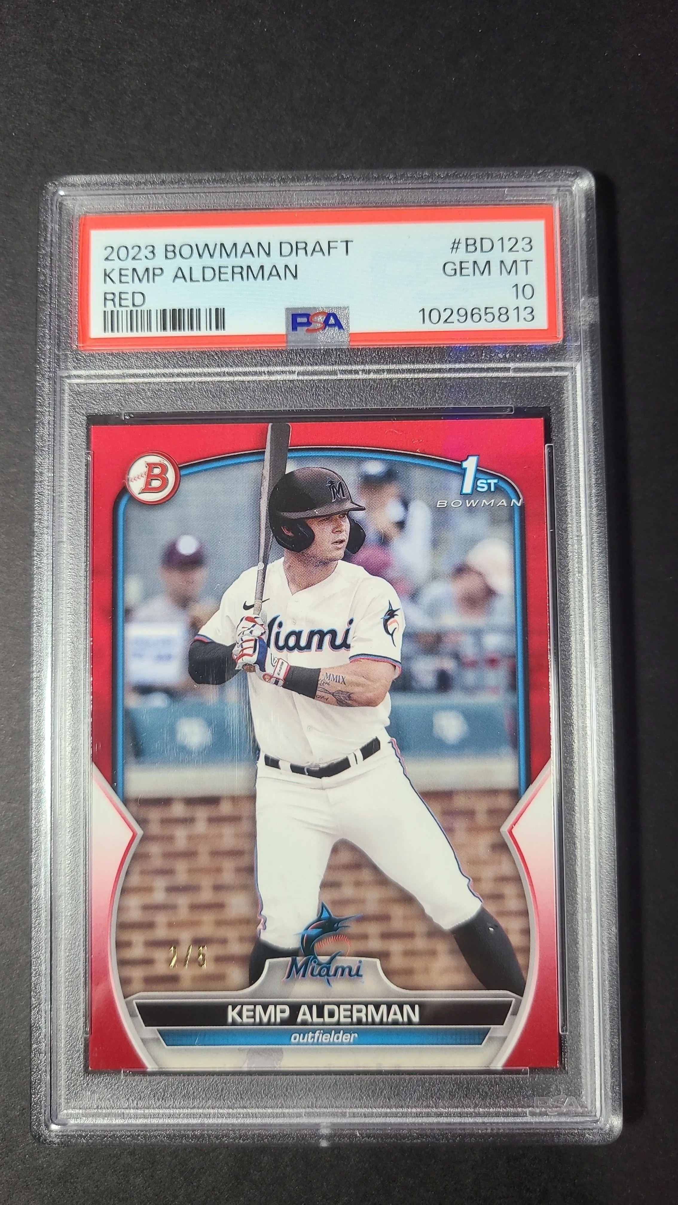 Product image for Kemp Alderman Bowman 1st Red /5