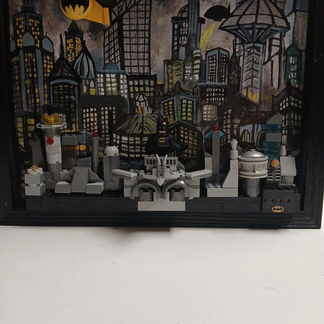 Product image for Lego gothamcity and batman Diorama