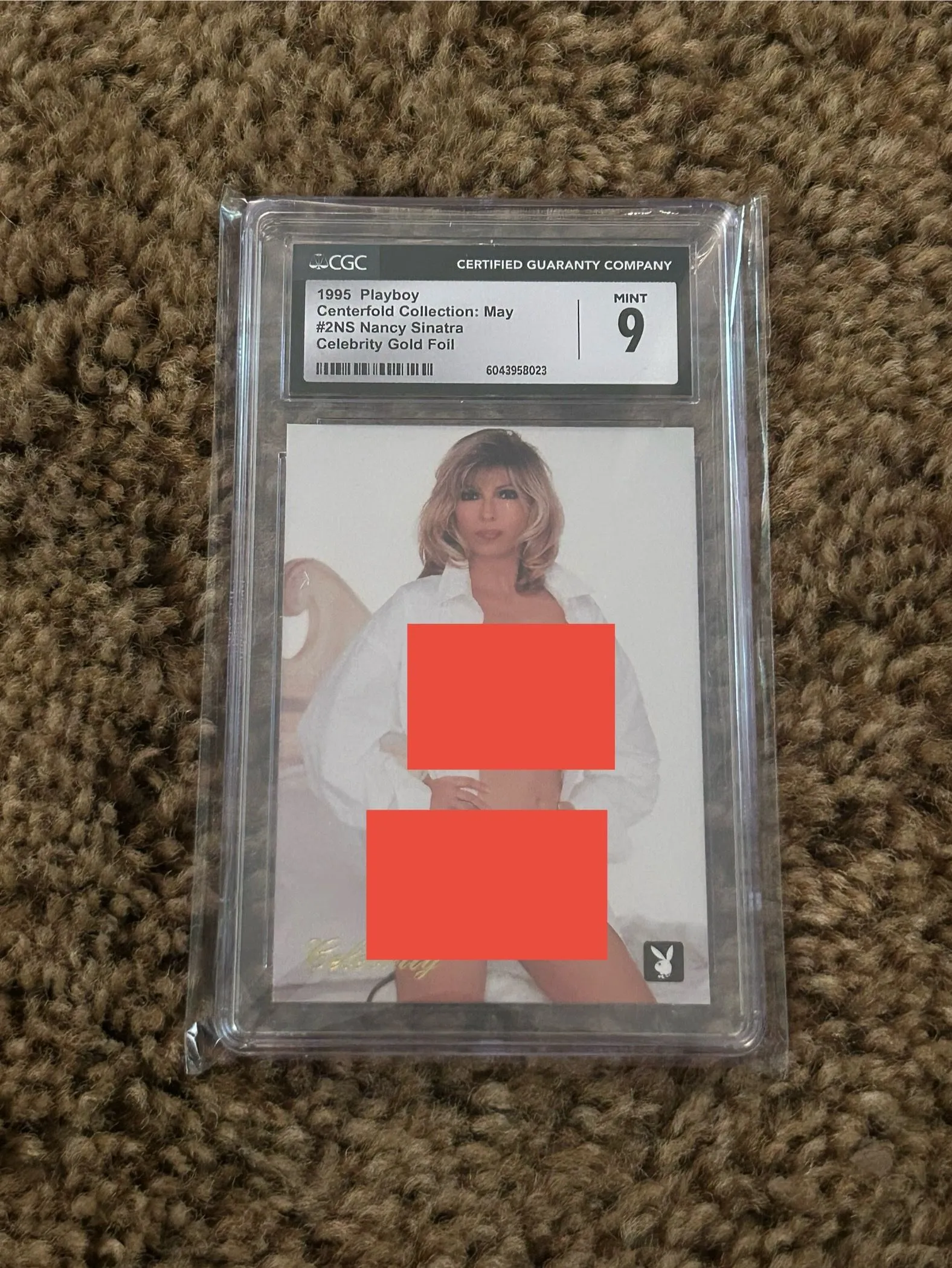 Product image for 0. $40 - Nancy Sinatra | Gold Foil | Playboy Slab
