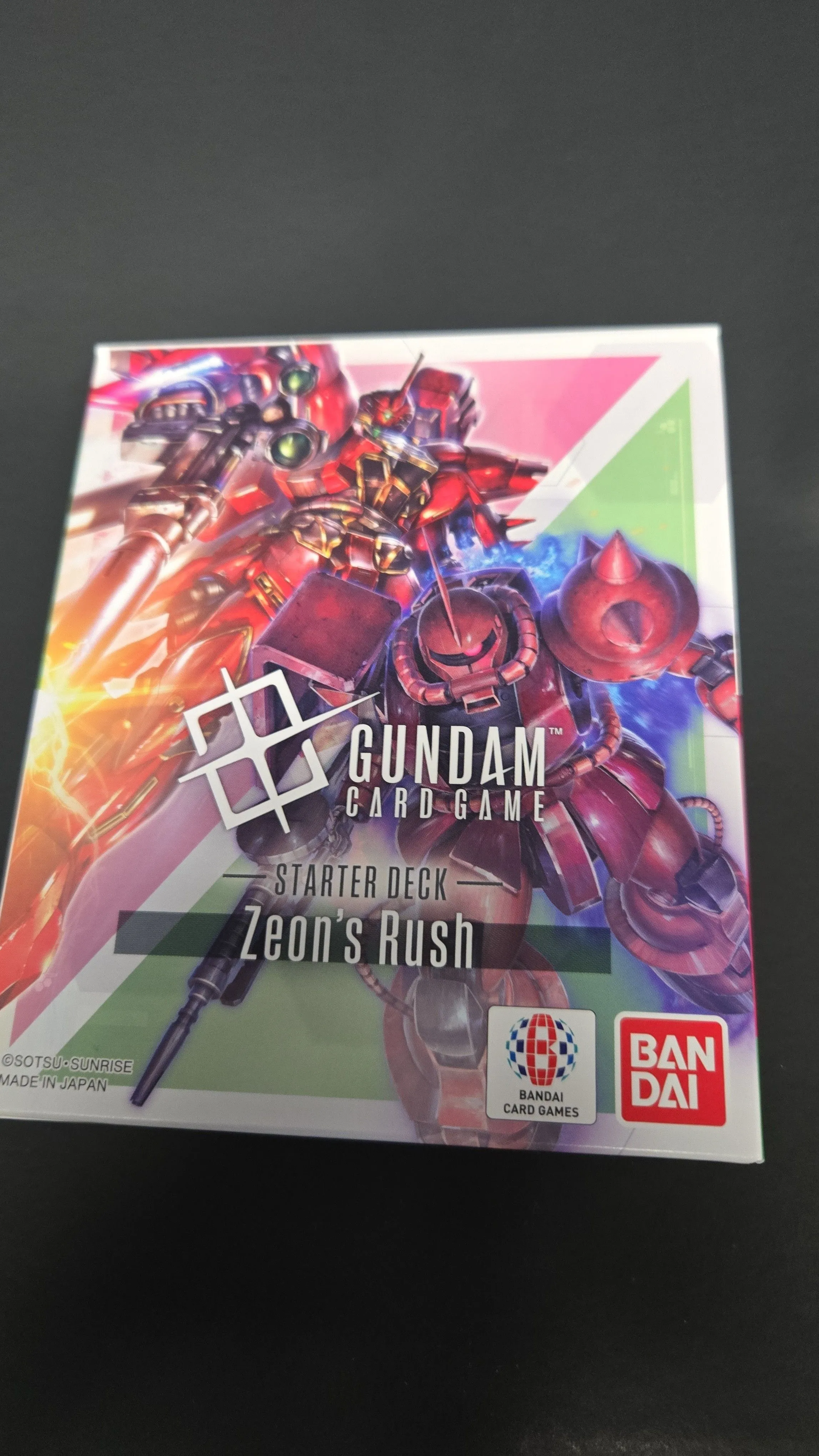 Product image for Gundam card Game Starter Deck Zeon's Rush 