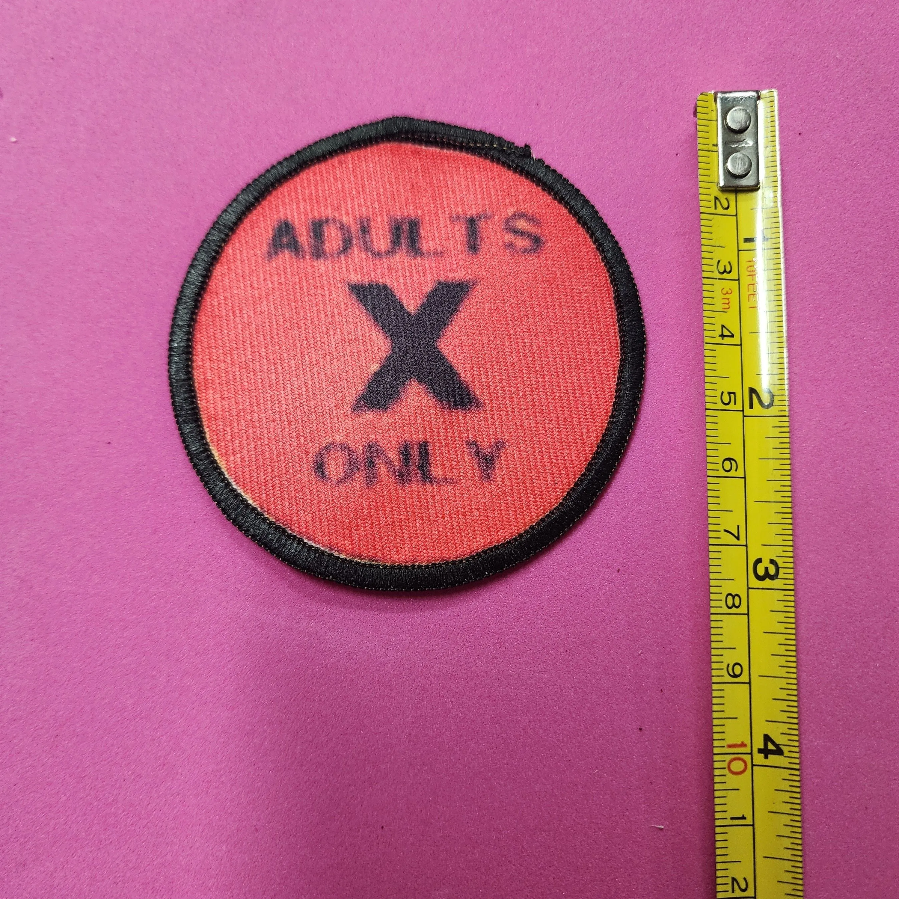 Product image for 3" movie genre patch! X Rated