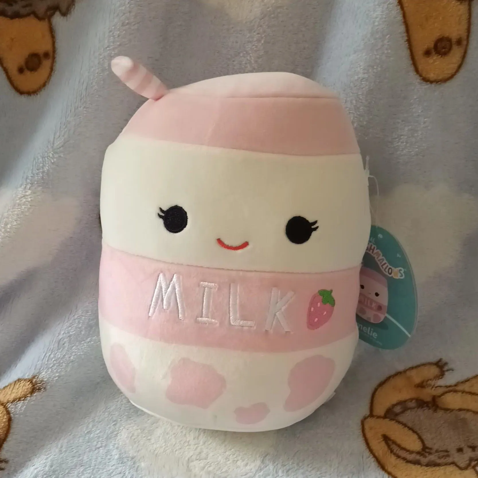 Product image for Amelie the strawberry milkshake 7.5" Squishmallows 