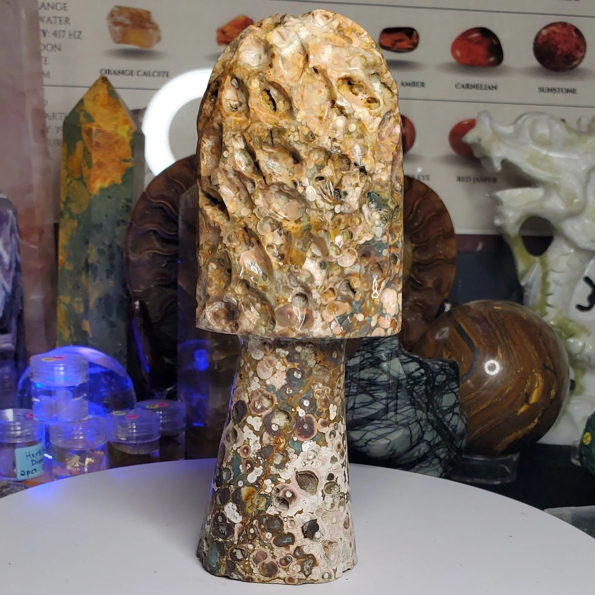 Product image for Hand Carved Morel Mushroom
