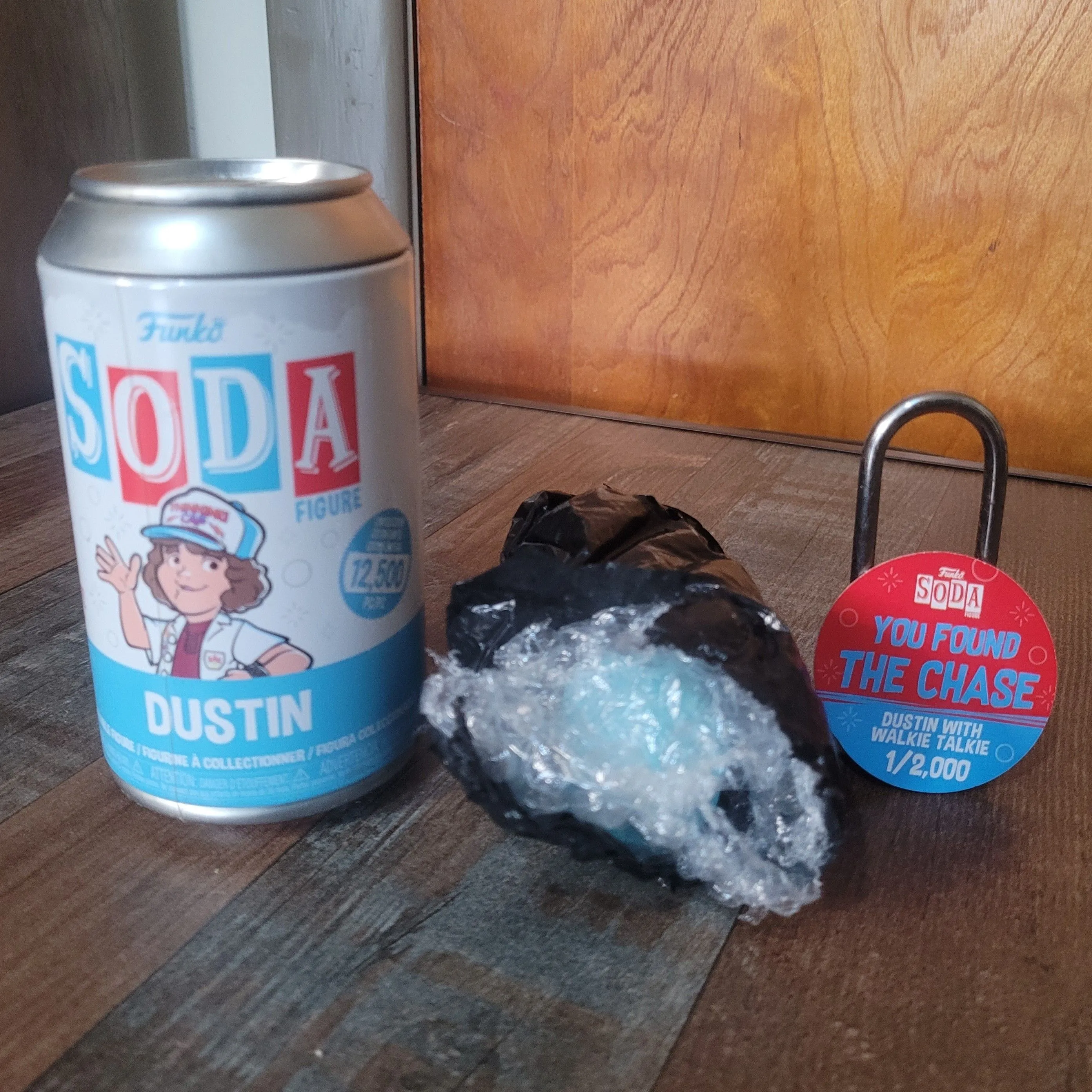 Product image for Dustin With Walkie Talkie Chase Funko Soda Stranger Things
