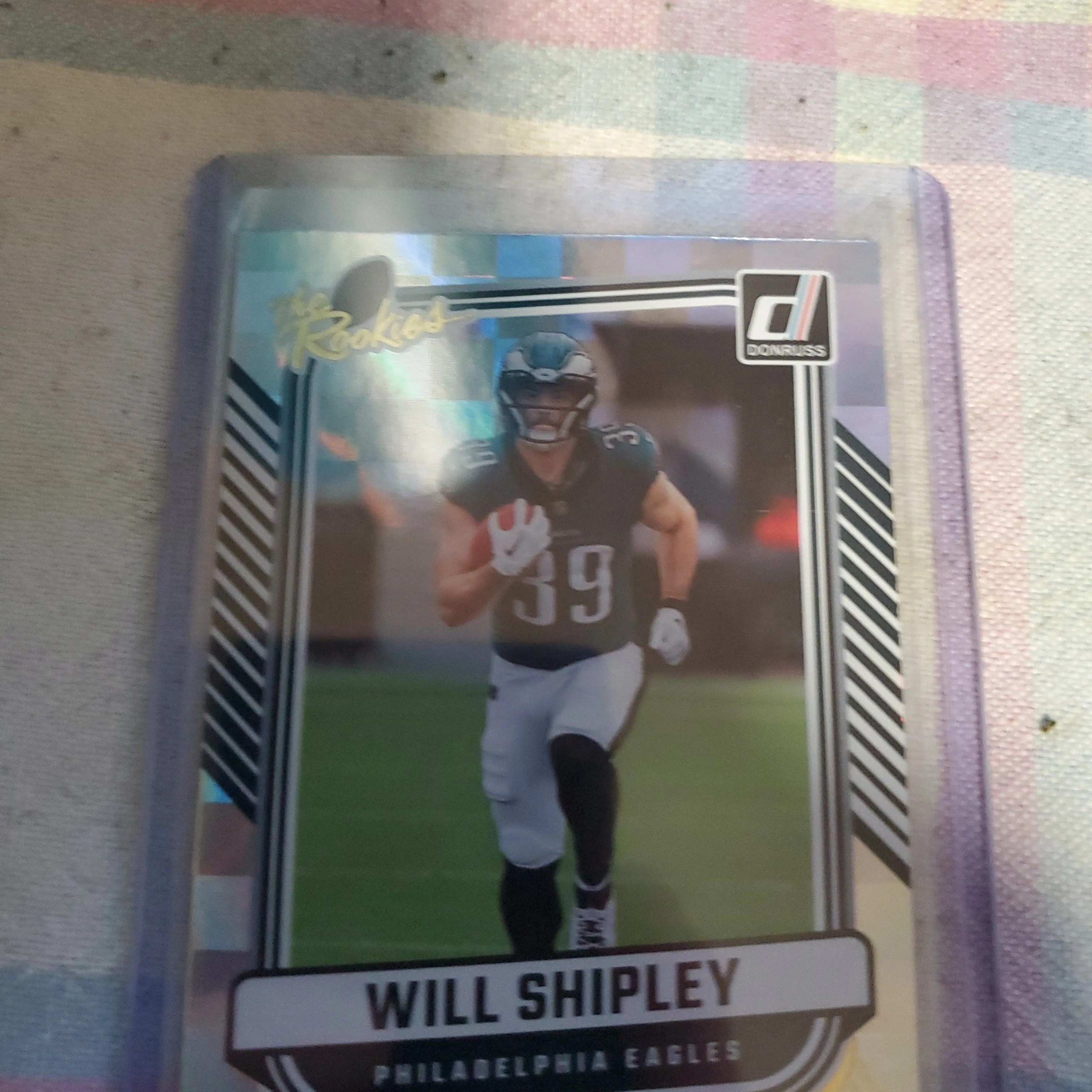 Product image for 2024 DONRUSS THE ROOKIES WILL SHIPLEY #TR-26 PHILADELPHIA EAGLES RC 