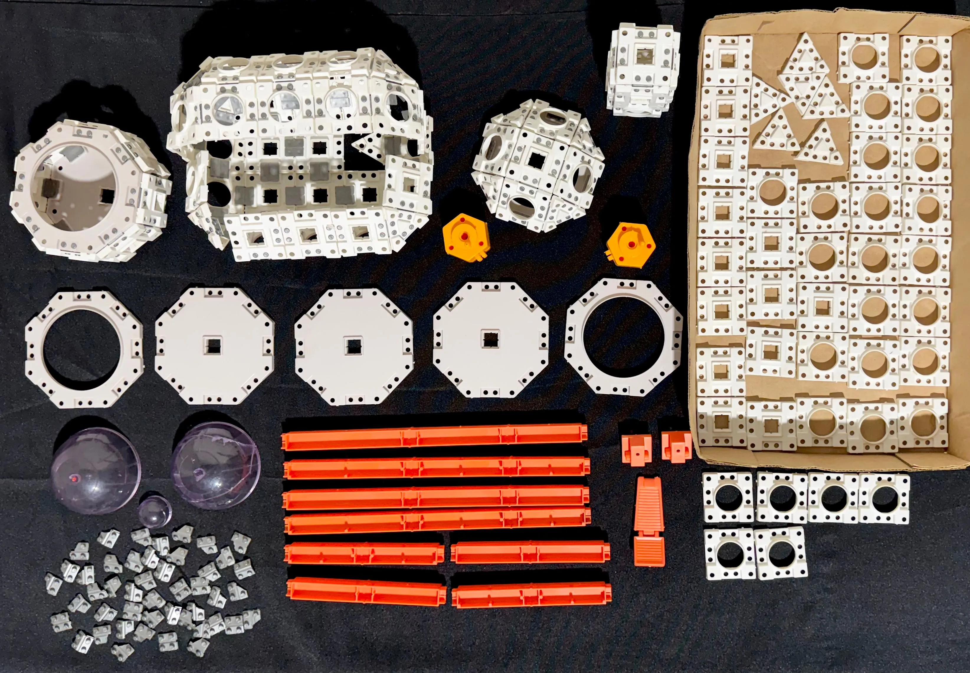 Product image for MEGO Vintage Micronauts Micropolis Mega City Building Set Parts Pieces LOT Used