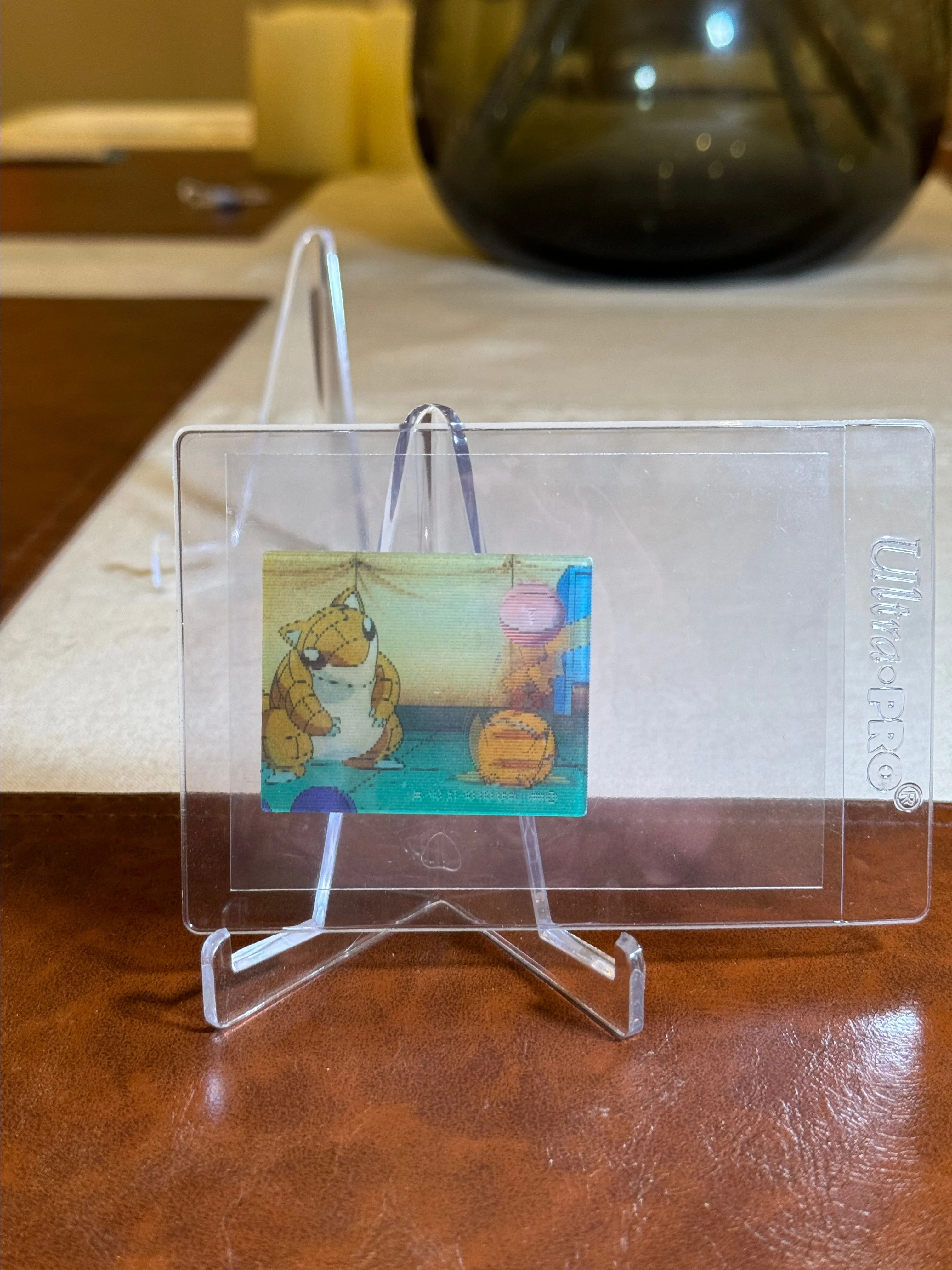 Product image for Pikachu Sandshrew Pokemon 3D Meiji Super Change Lenticular 