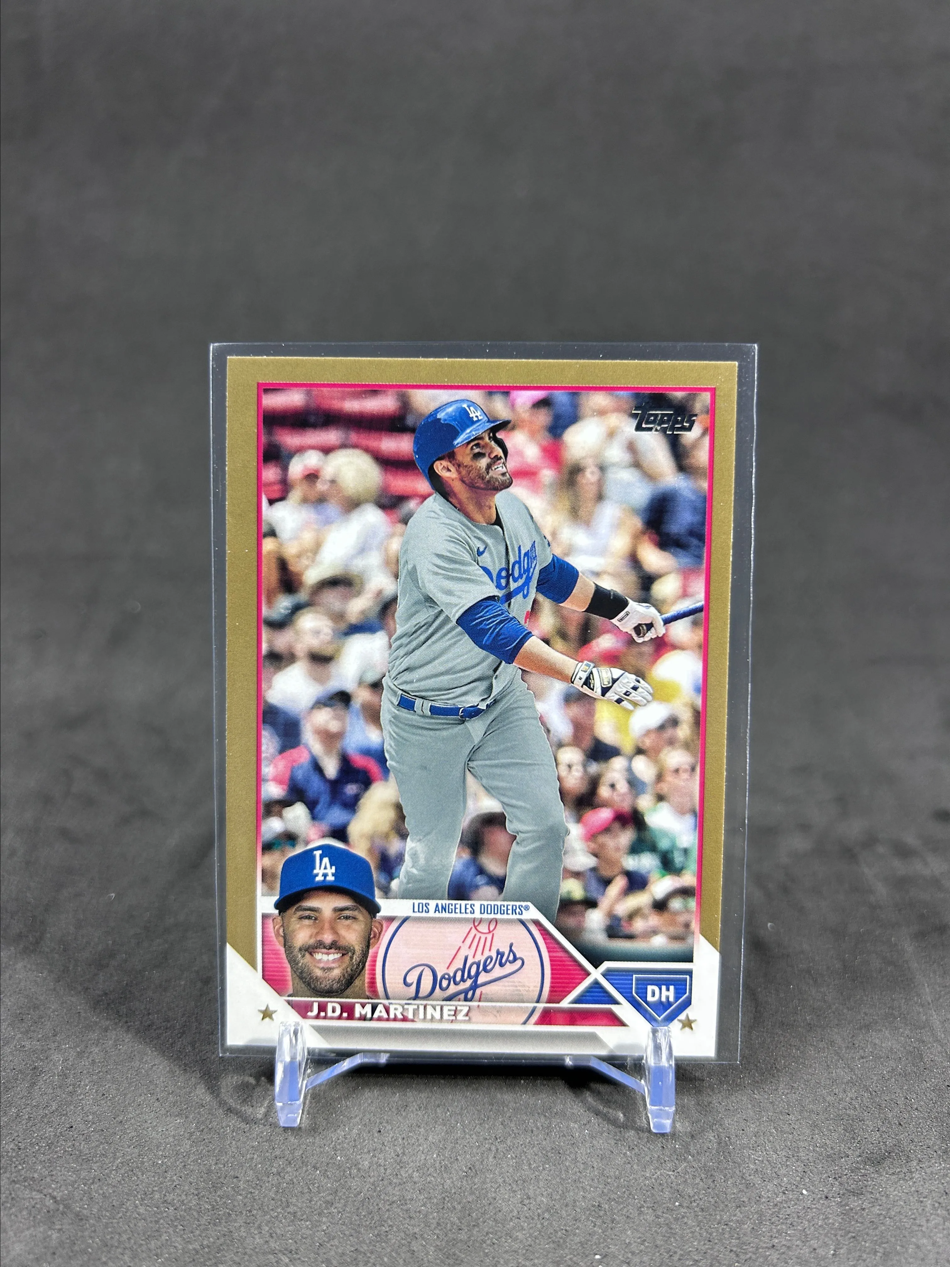 Product image for J.D. Martinez 2023 Topps Series 2 Gold #/2023 #544 Dodgers