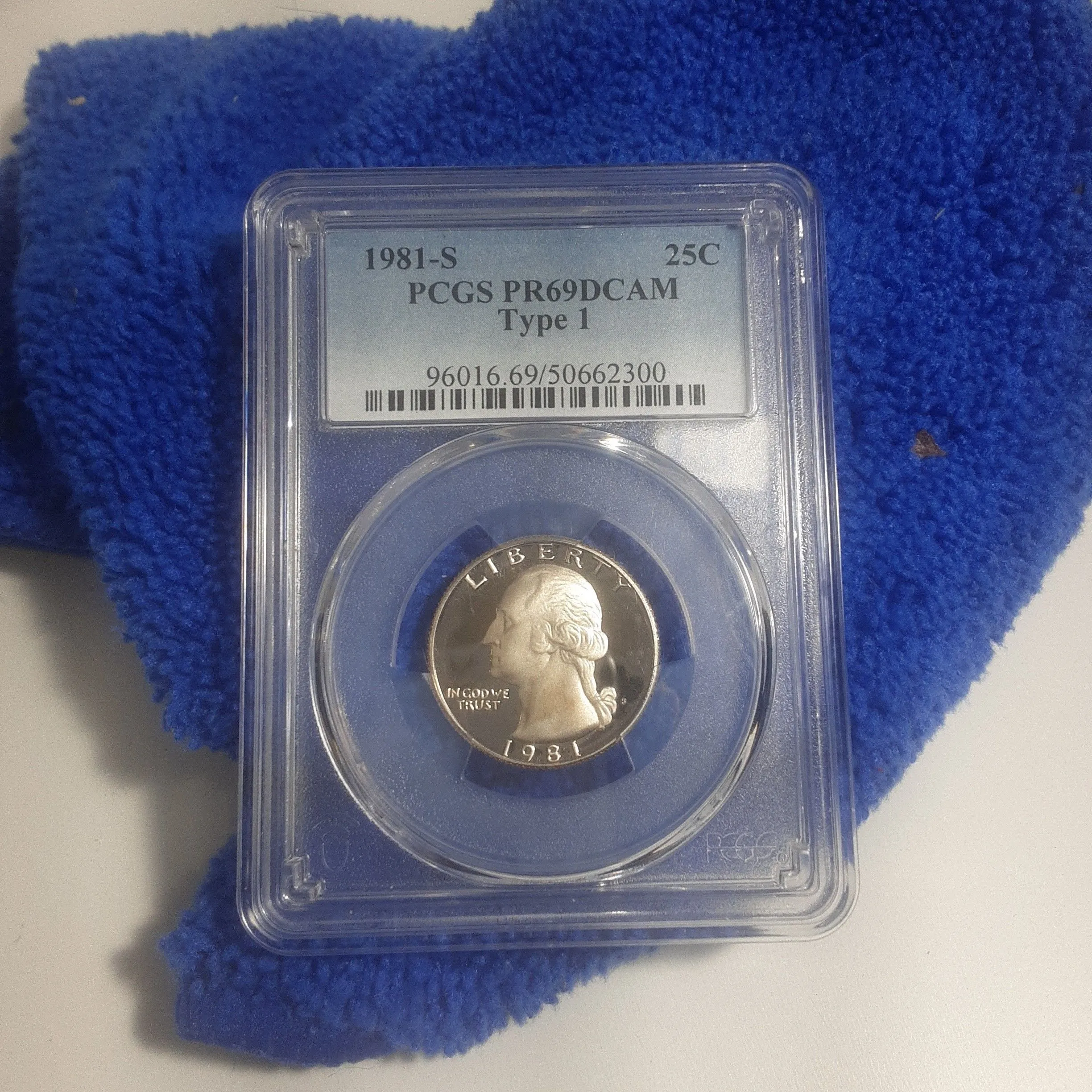 Product image for 1981-S 25C Type 1, DCAM PR69DCAM PCGS