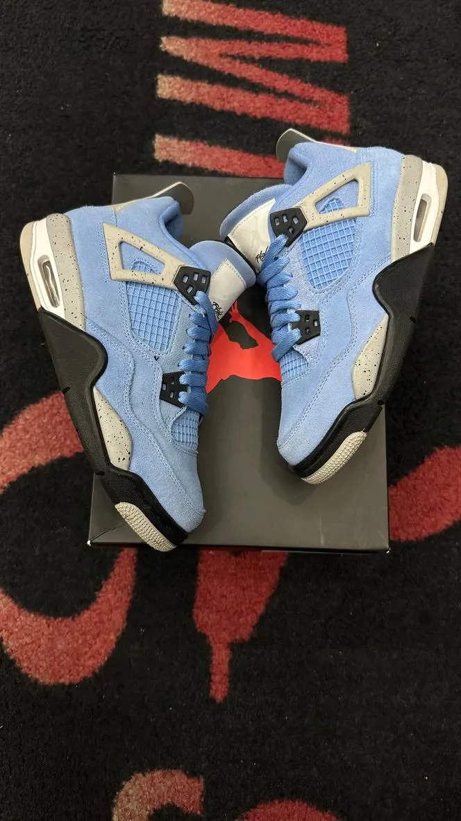 Product image for Pre-Loved Air Jordan 4 Retro GS "University Blue" Sz5.5Y