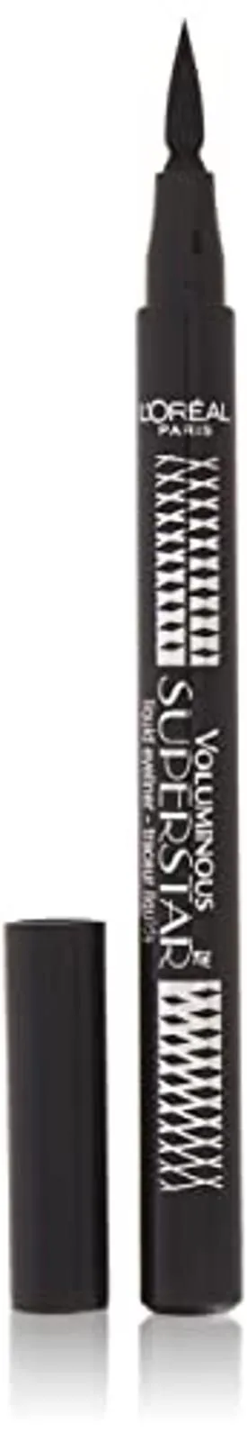 Product image for L'Oreal Paris Voluminous Superstar Liquid Eyeliner Pen, Black [202] 0.056 oz