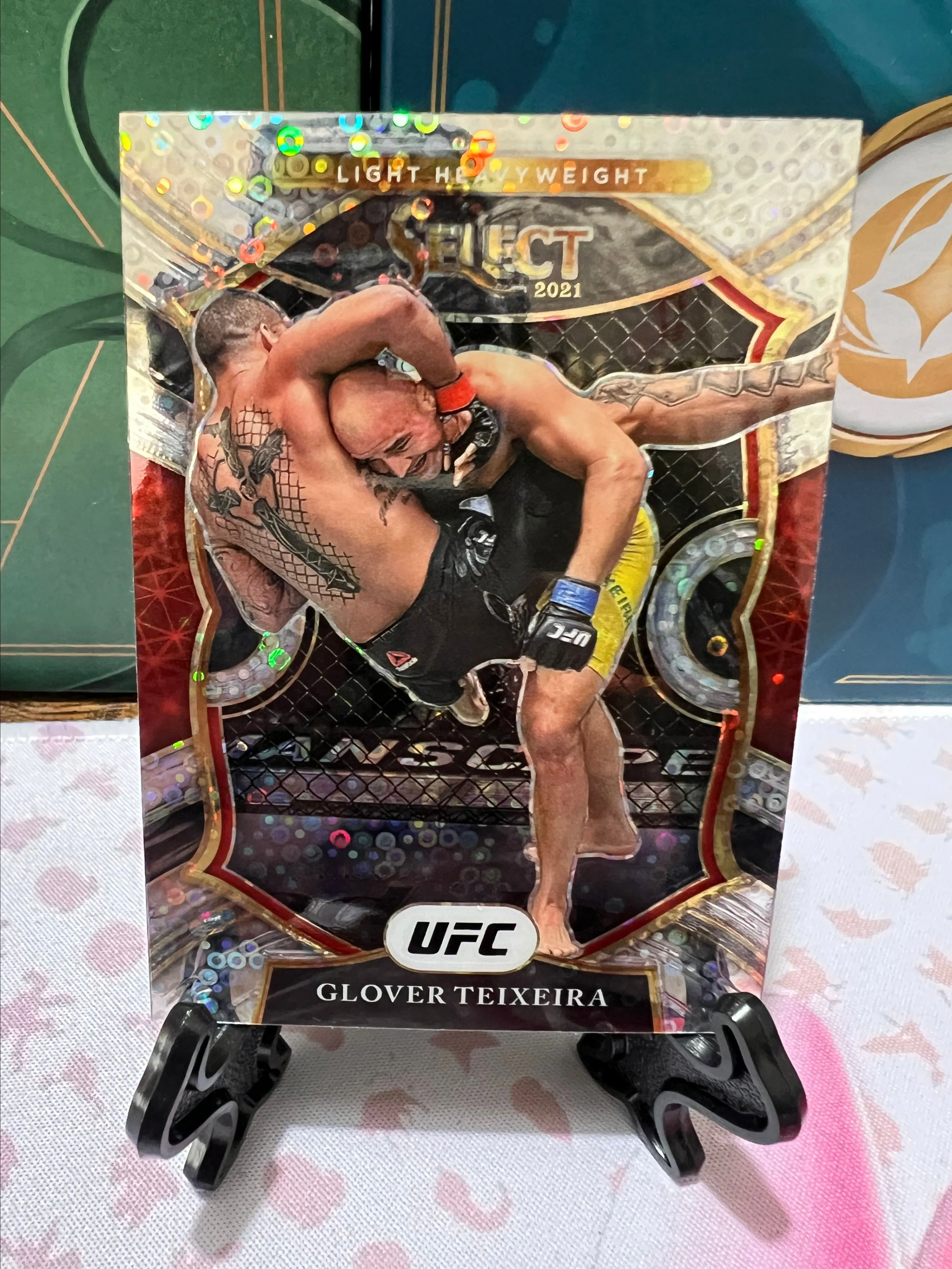 Product image for 2021 Panini Select UFC Disco Prizms #44 Glover Teixeira