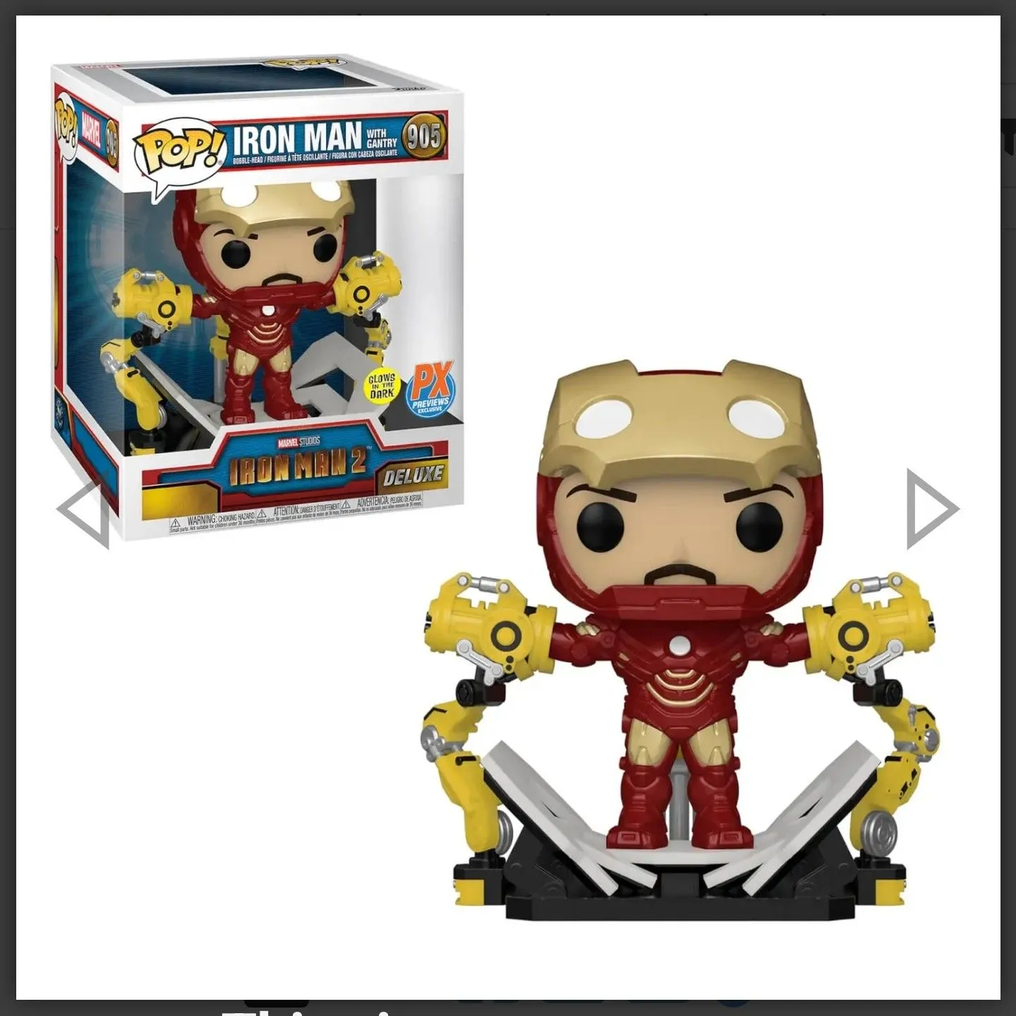 Product image for Iron Man with Gantry