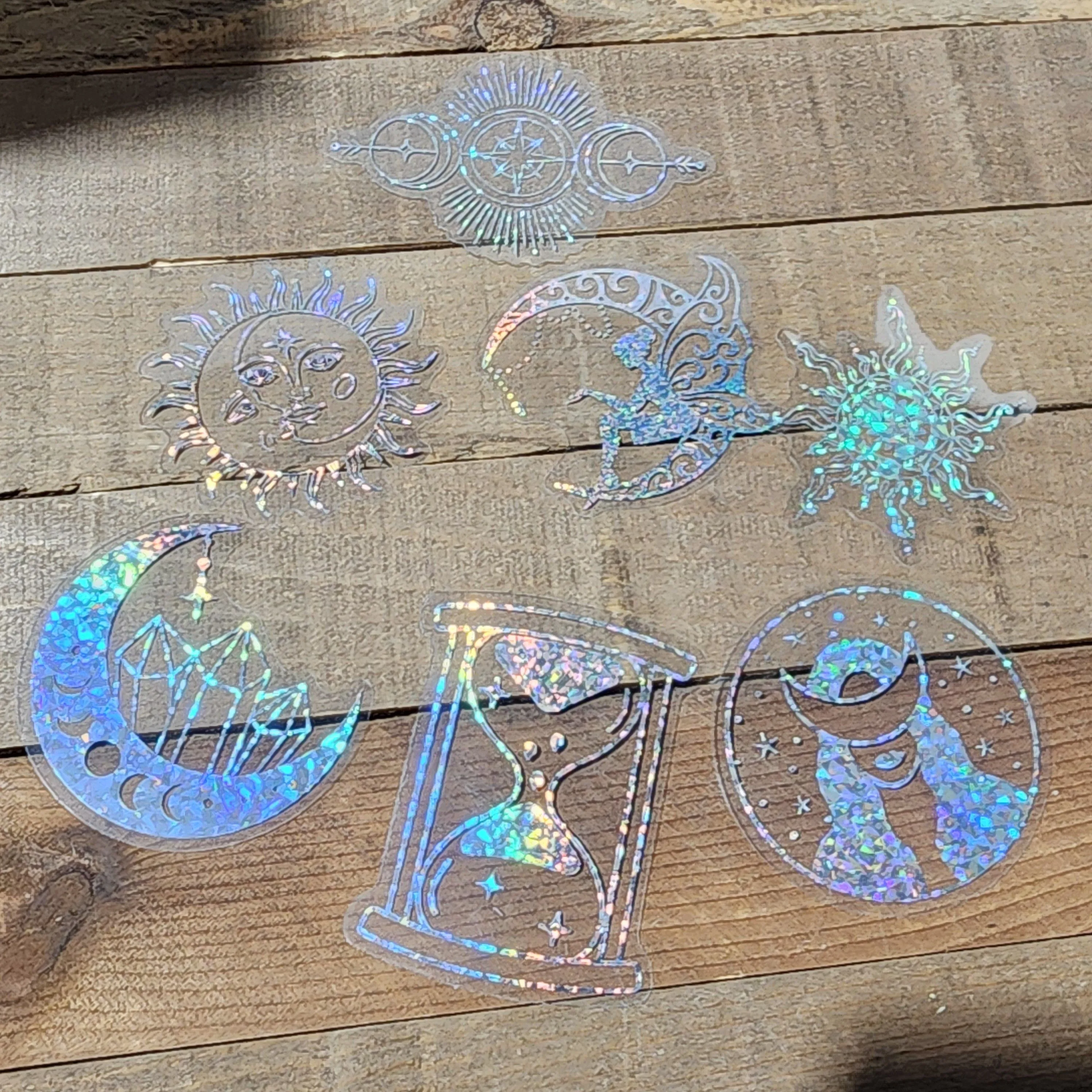 Product image for A gift to chat or self- 5  Celestial stickers