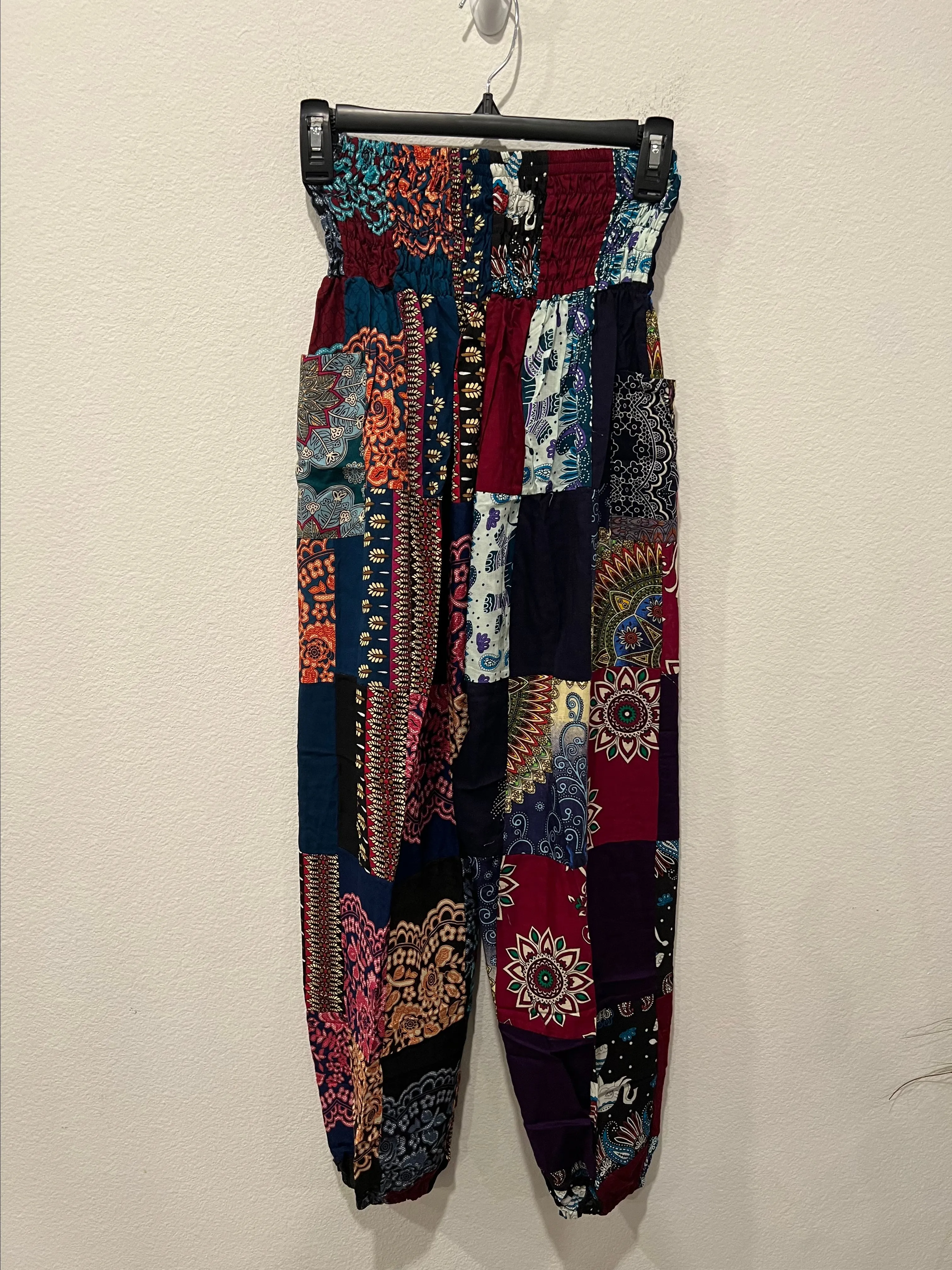 Product image for Multicolor Patchwork Joggers by Kathmandu One Size Fits S-XL