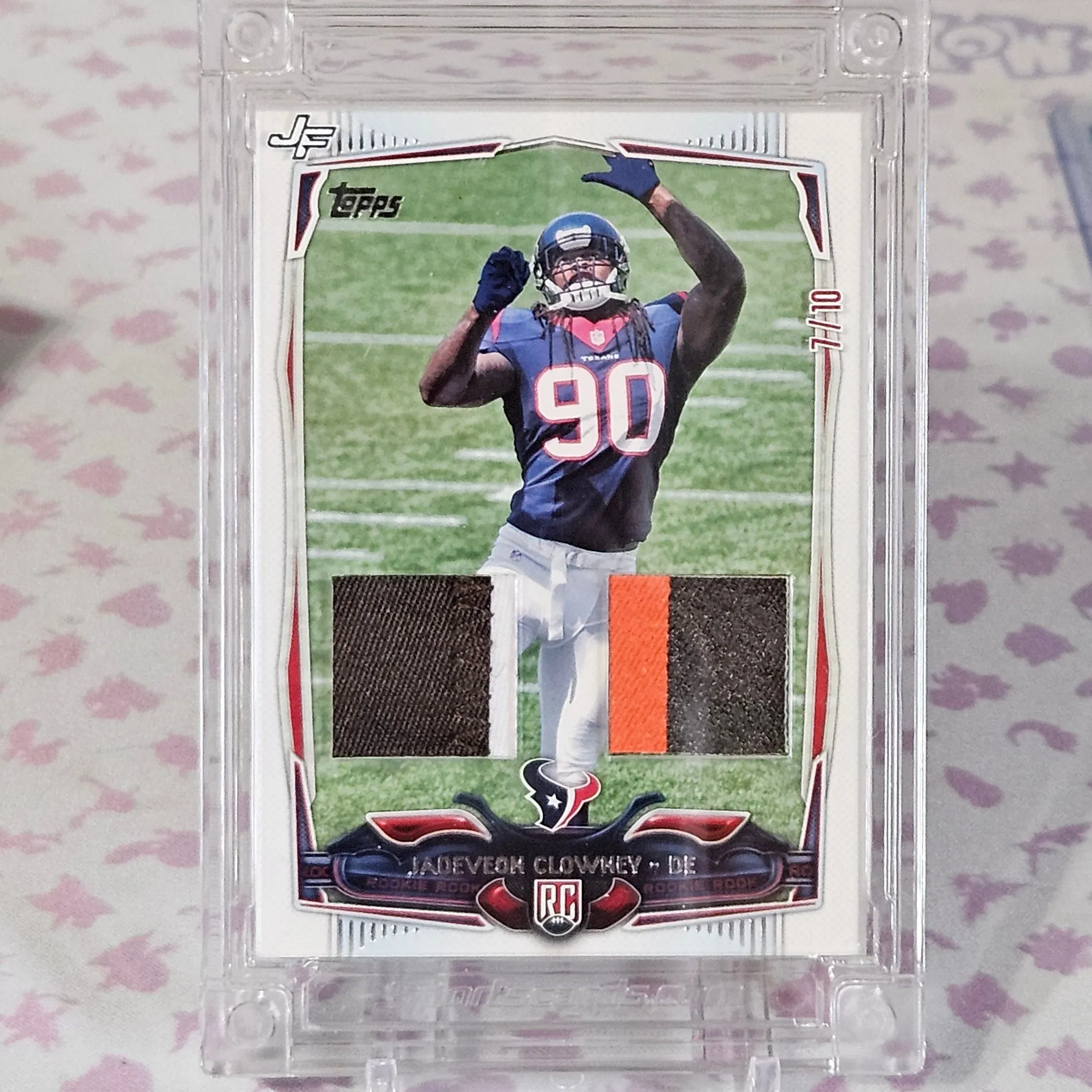 Product image for Jadeveon Clowney Jersey Fusion Dual Patch 07/10
