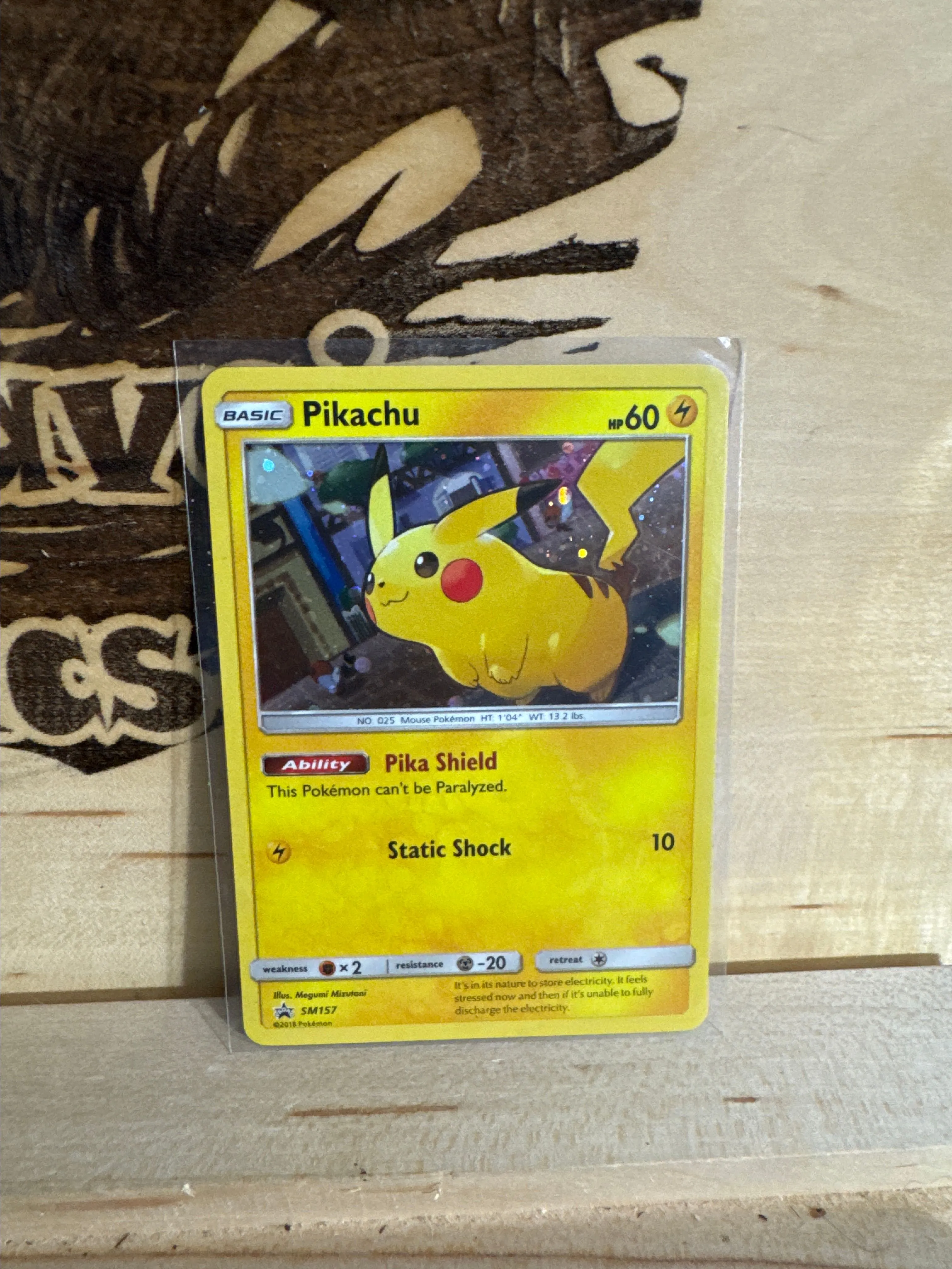 Product image for Pikachu #SM157 Pokemon Promo  