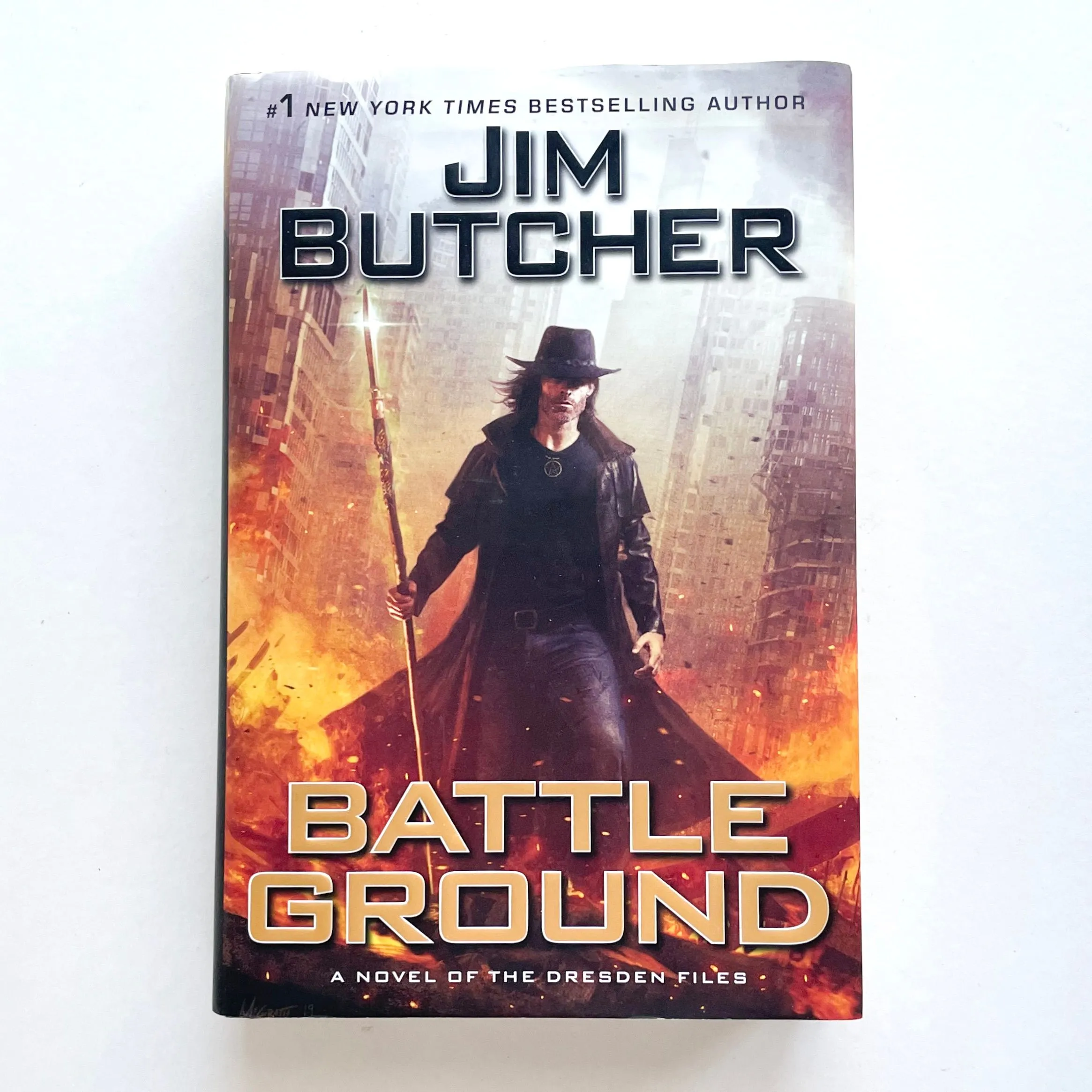 Product image for Battle Ground by Jim Butcher - Dresden Files Novel - Ace Books 2020 First Edition, First Printing