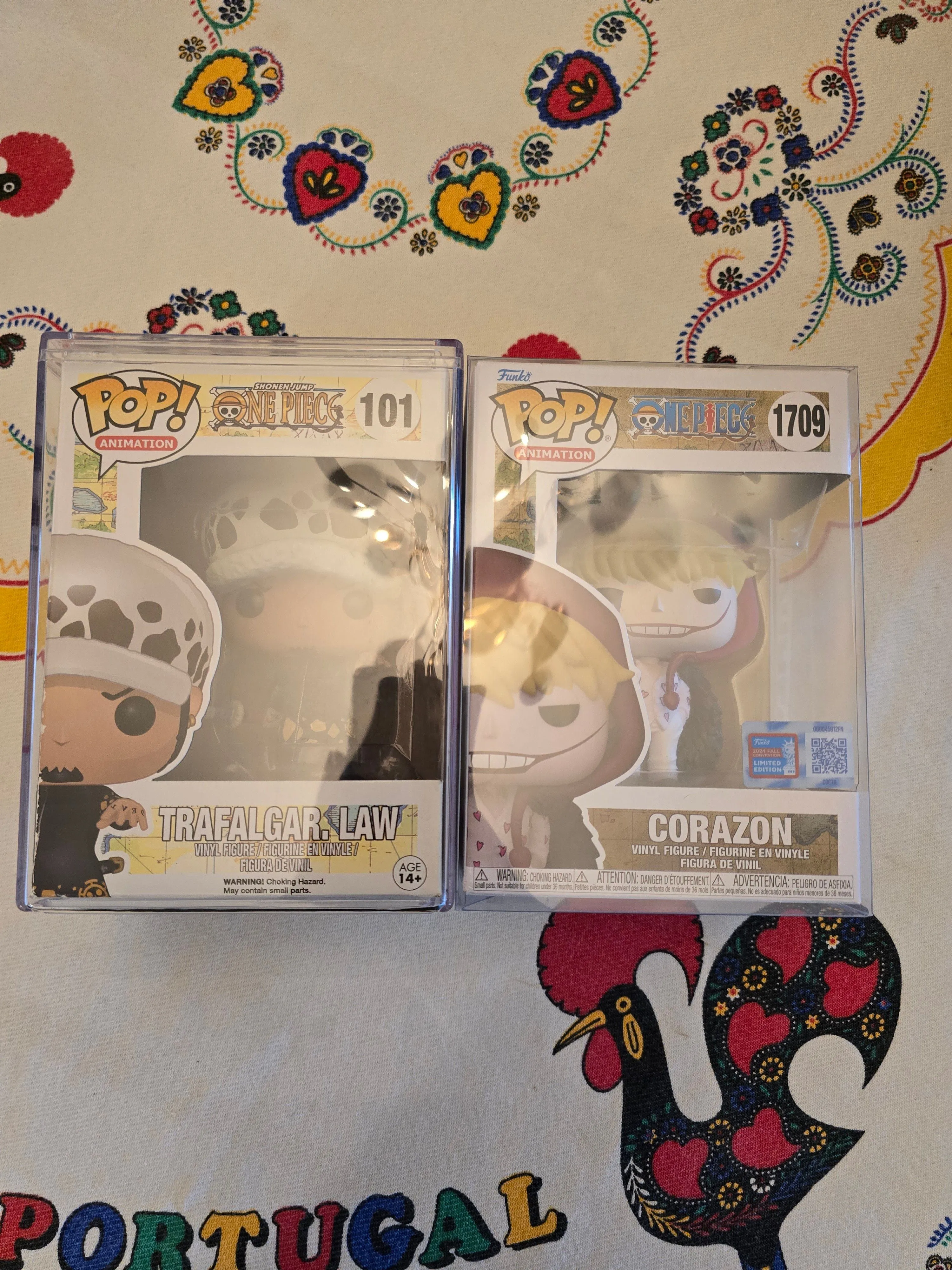 Product image for one piece OG LAW and CORAZON Funko pop