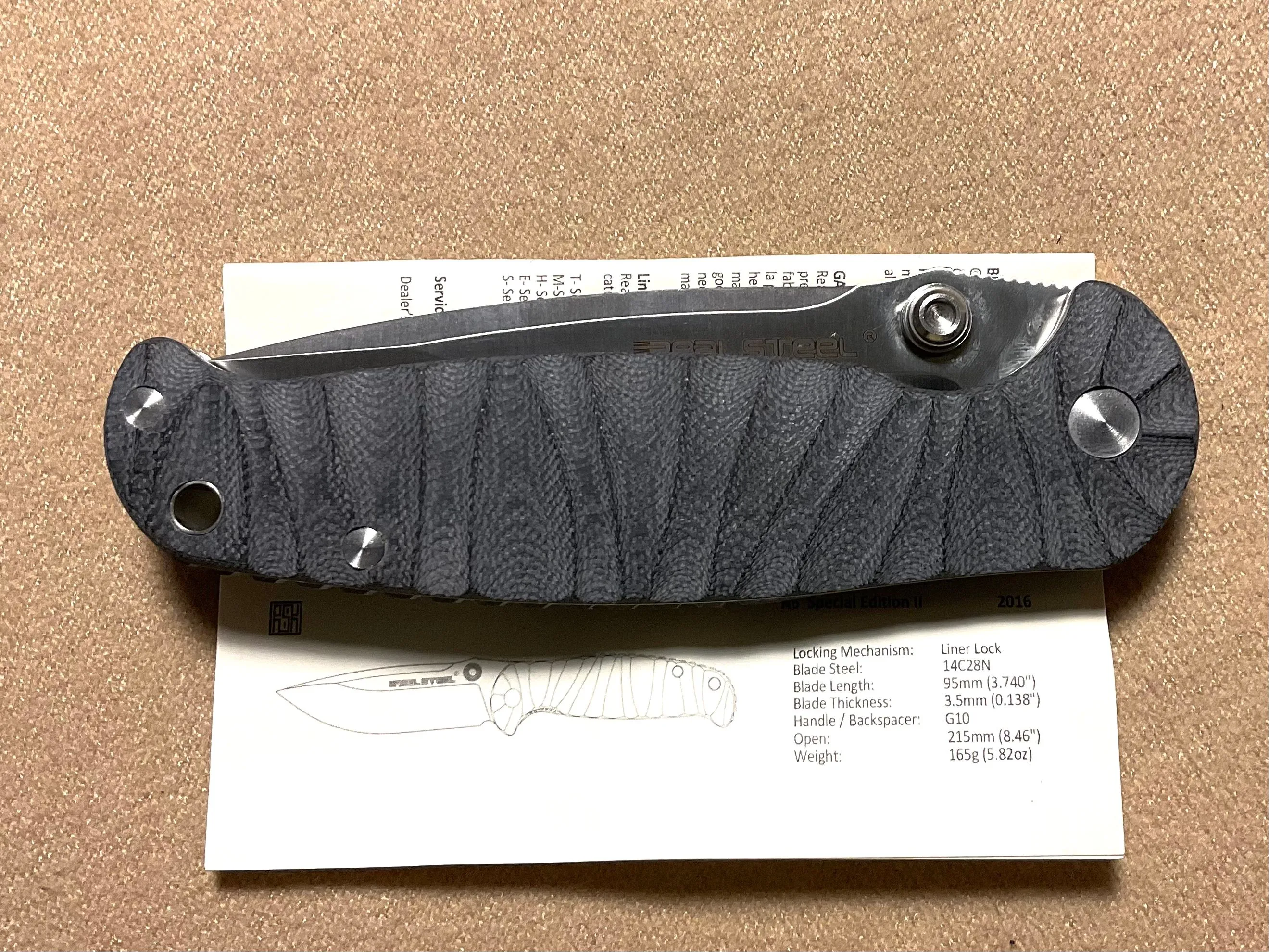 Product image for Real Steel Knives H6 S.E. Black  #7785