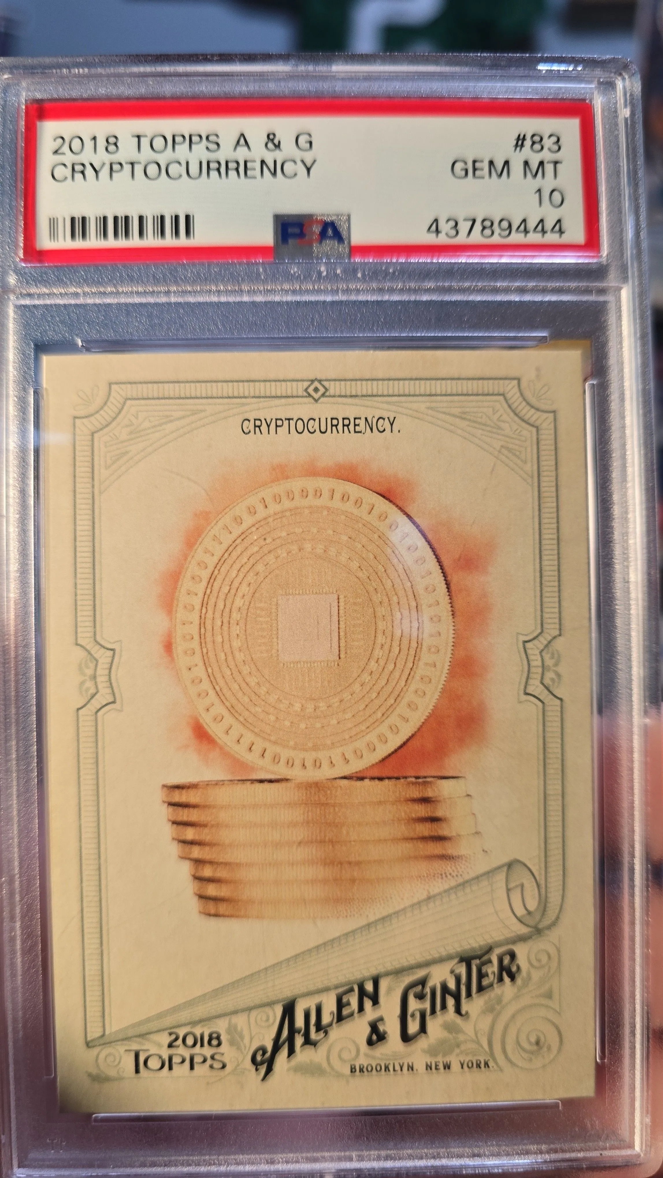 2018 Topps Allen & Ginter Cryptocurrency # 83 PSA 10 · Whatnot: Shop, Sell,  Connect
