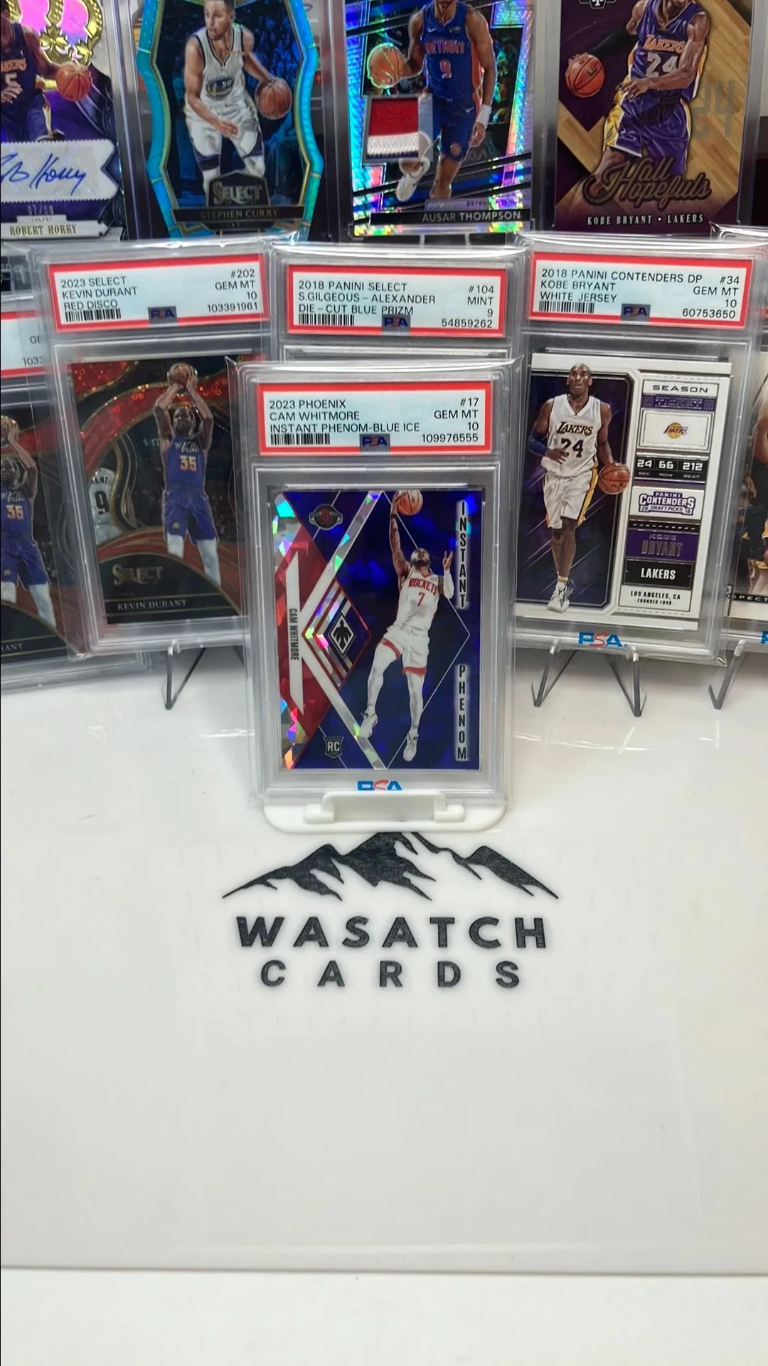 Product image for PSA 10 Cam Whitmore Instant Phenom blue ice POP 2