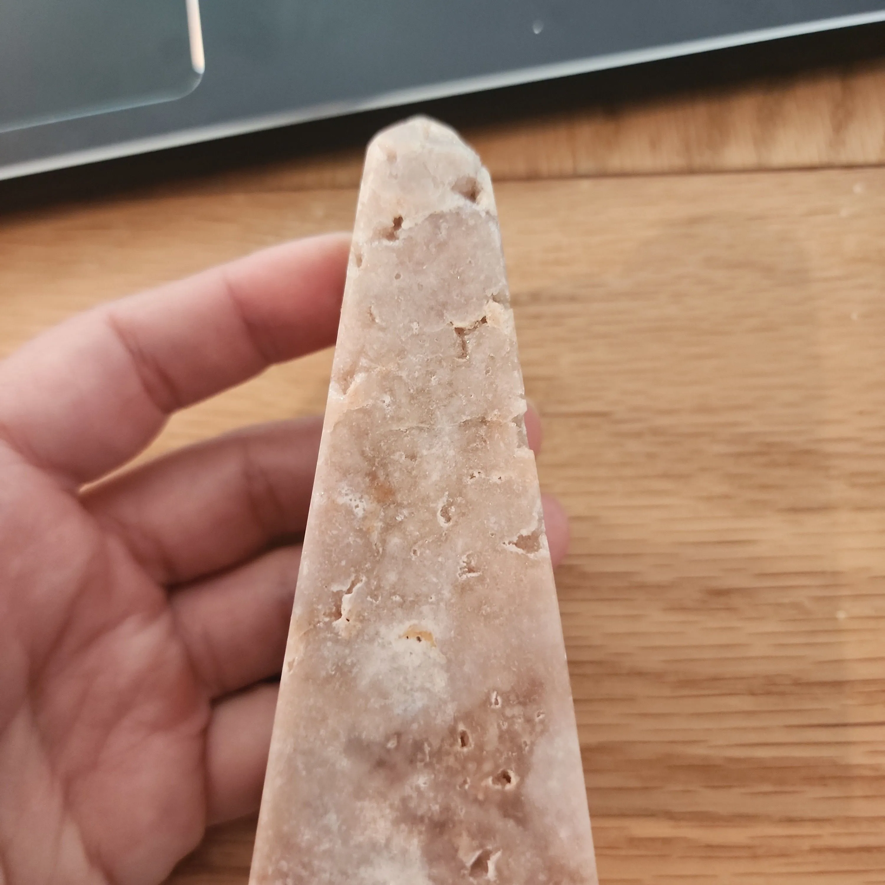 Product image for Pink Amethyst Obelisk A