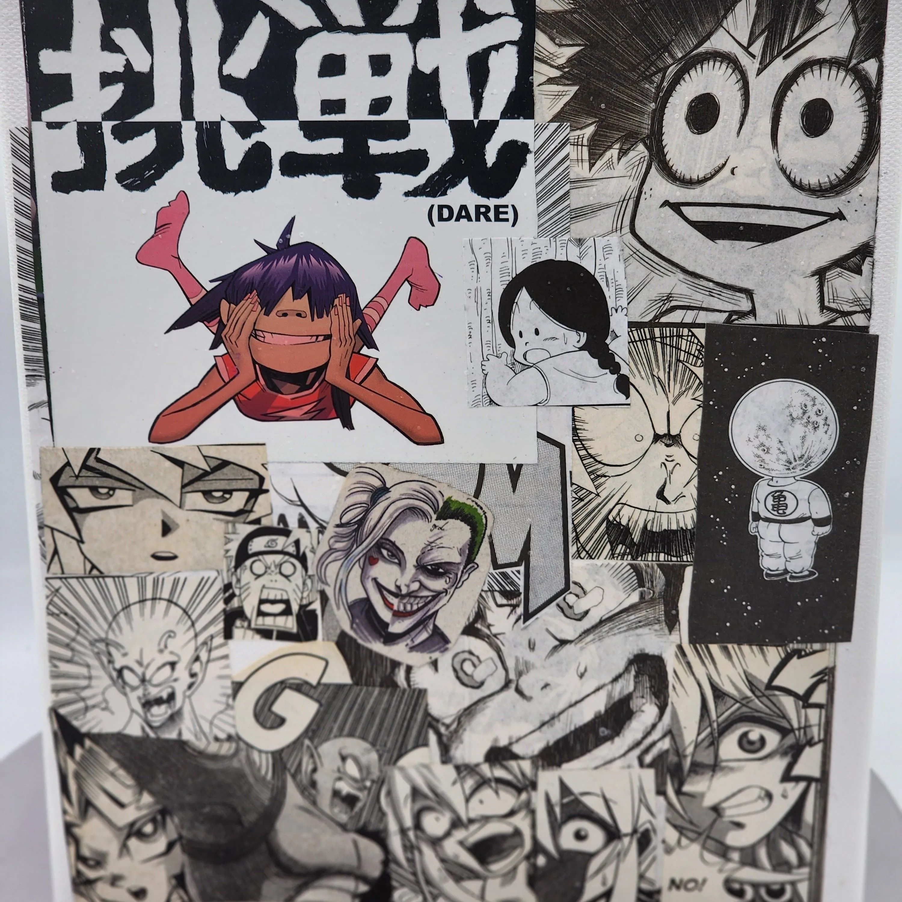 Product image for 8x10 collage gorillaz band art