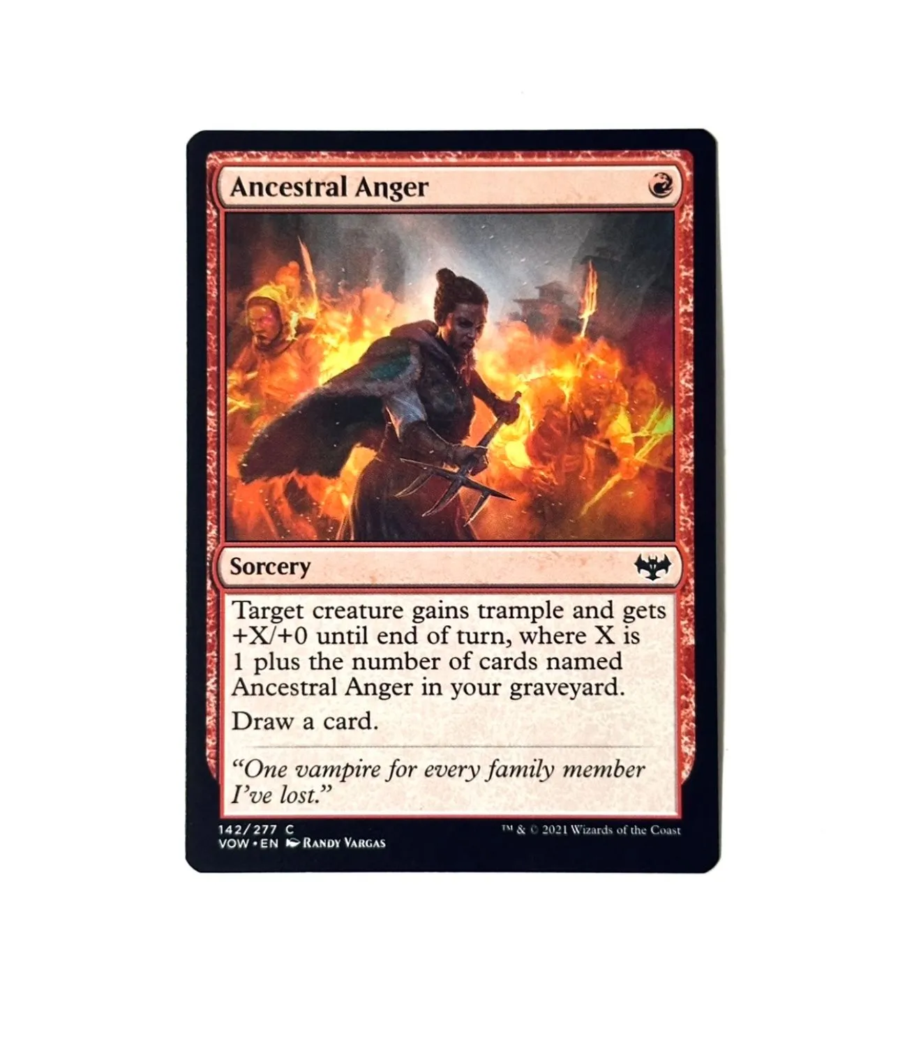 MTG Ancestral Anger Card  Whatnot: Shop, Sell, Connect