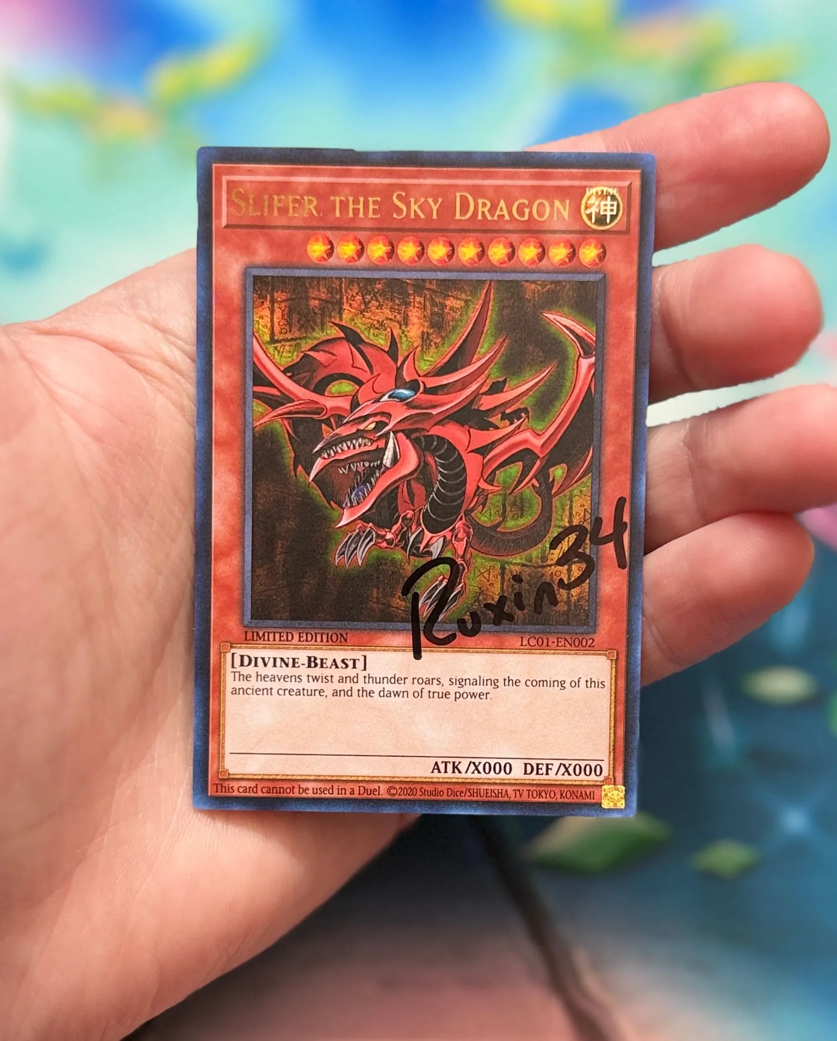 Product image for SIGNED - Slifer The Sky Dragon