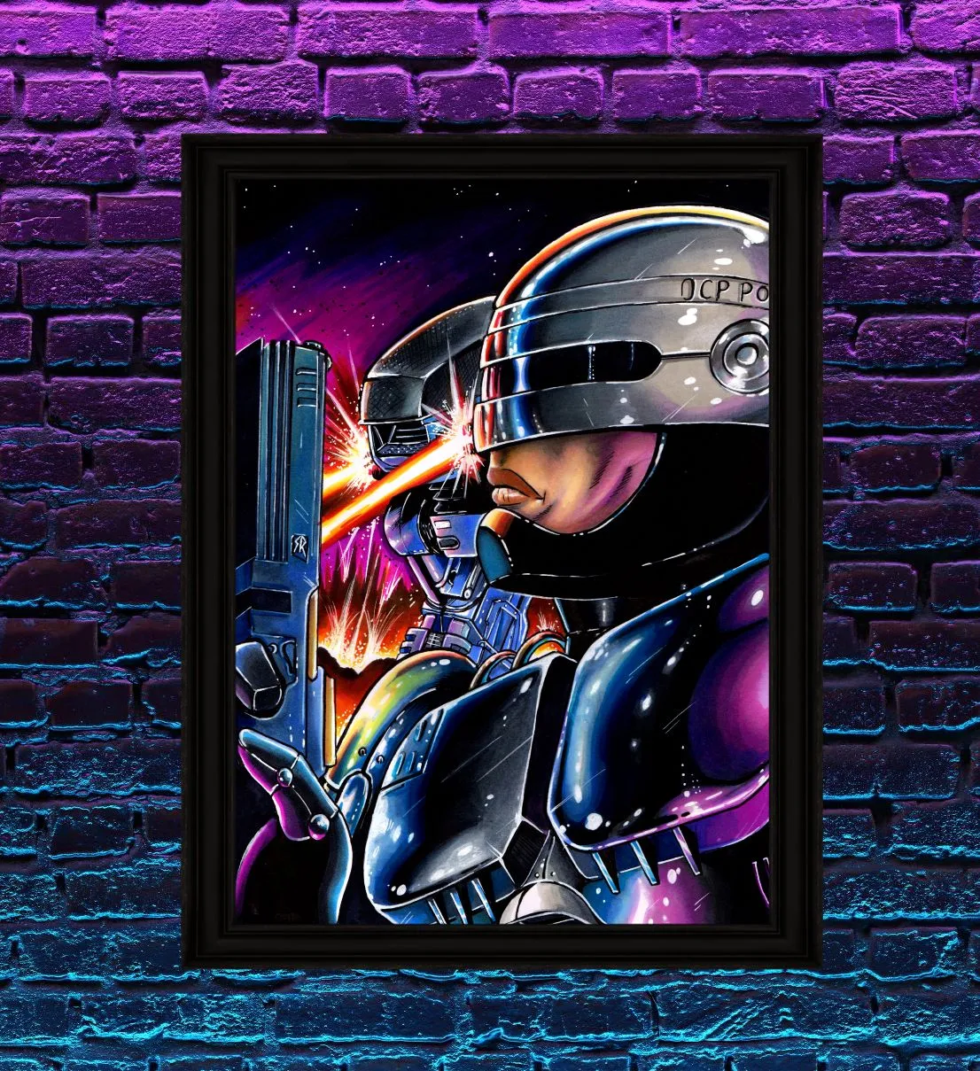 Product image for Robocop A4 Poster - Art by Sam Rogers - Limited Edition Movie Print 