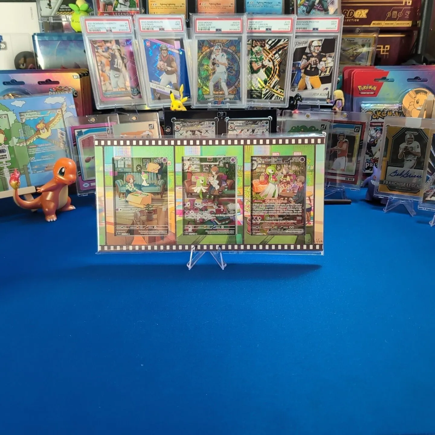Ralts, Kirlia & Gardevoir ex /198 Pokmon Set In Full Art Magnetic Display   Whatnot: Shop, Sell, Connect