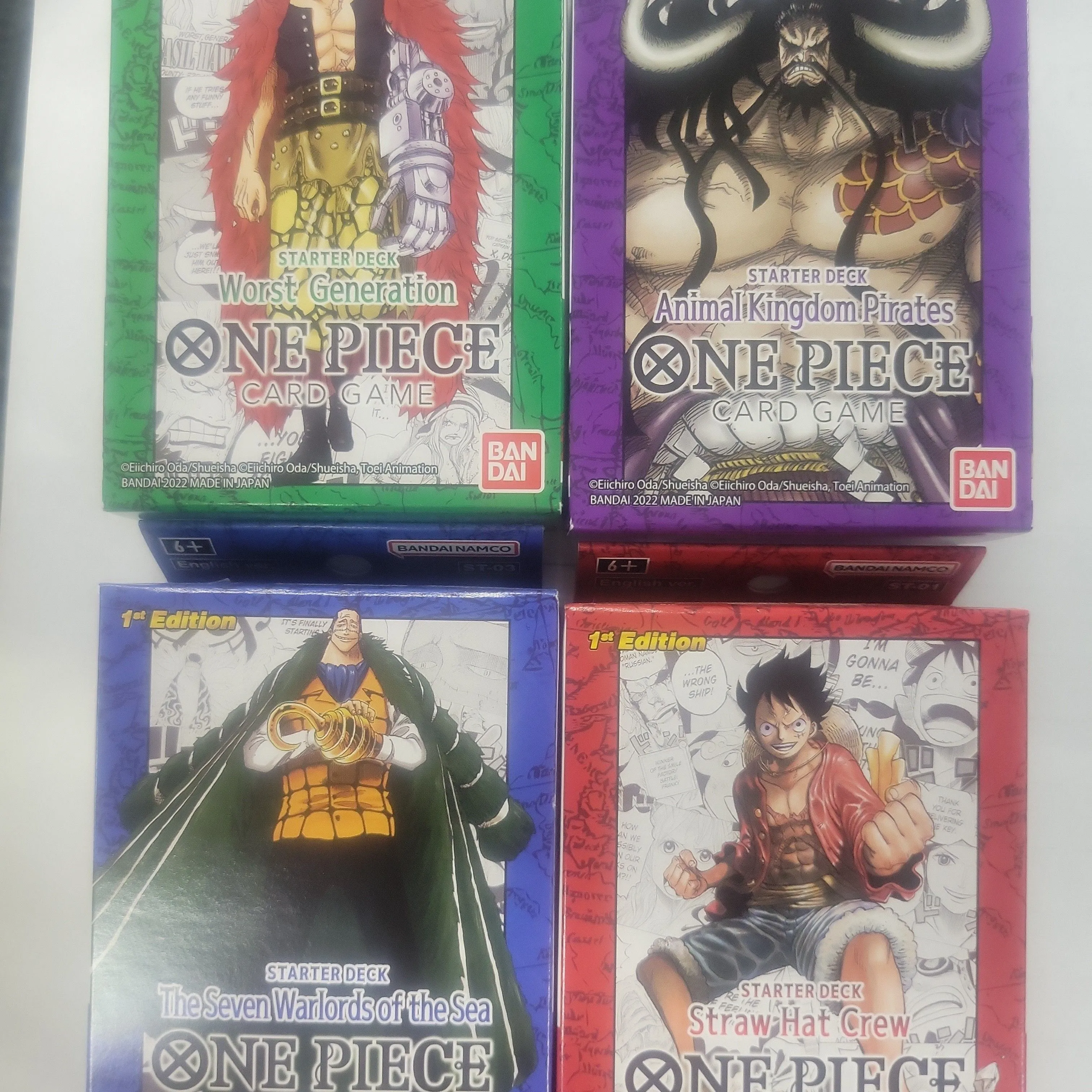 one piece 1st Edition super release starter decks  Whatnot: Shop, Sell,  Connect