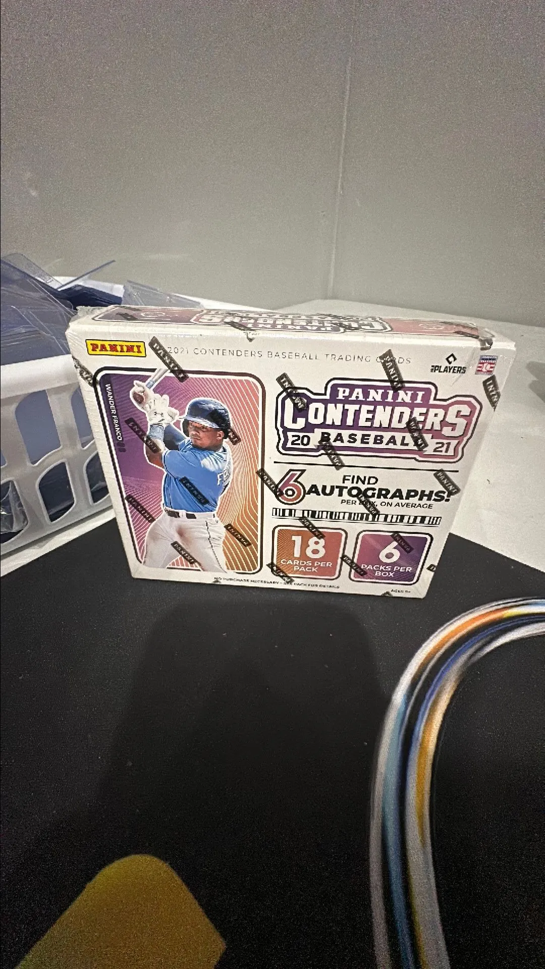Product image for ( 1 ) 2021 Panini Contenders Baseball MLB Hobby Box 6 Autos Per Box