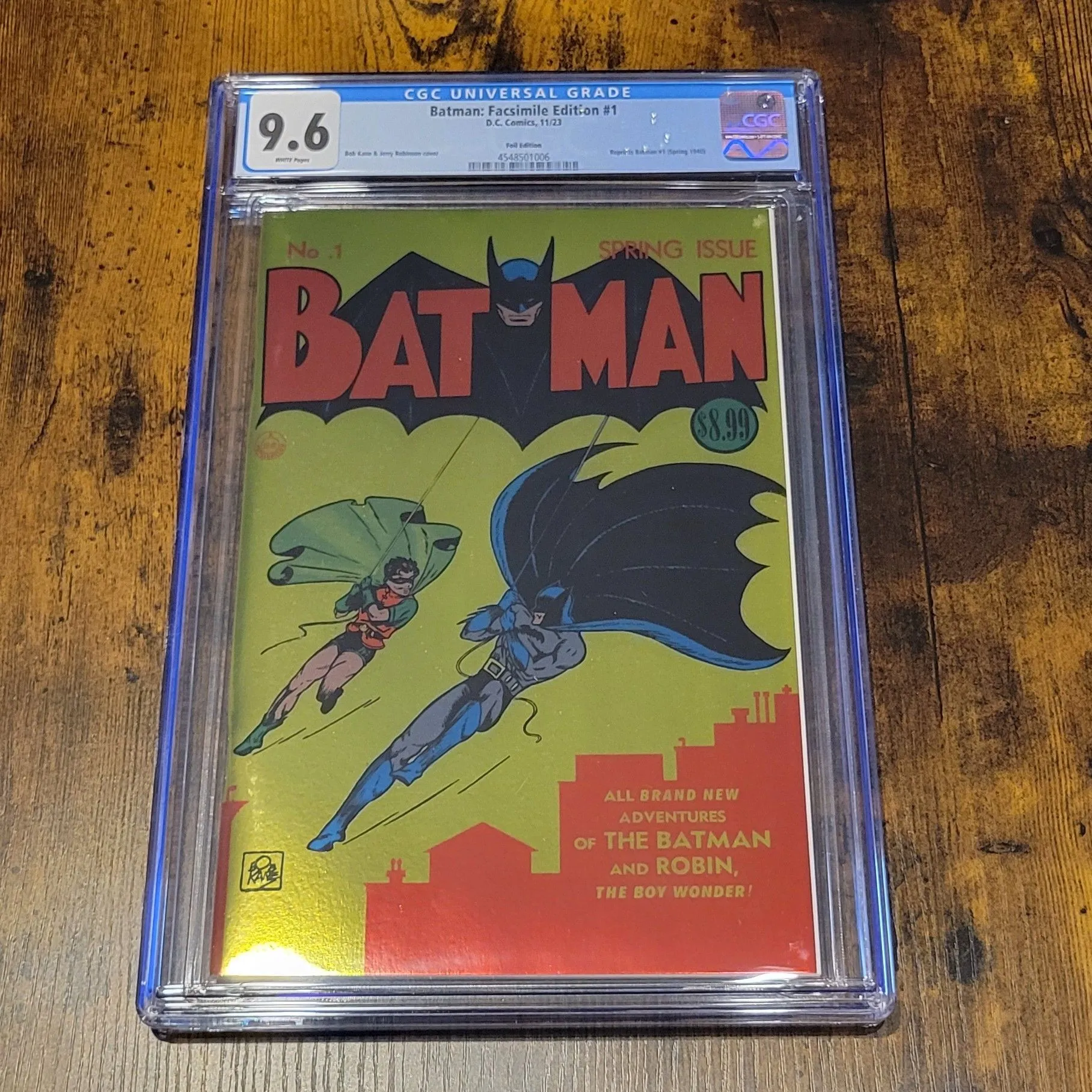 Product image for Batman #1 Facsimile Gold Foil Variant! CGC9.6 NM!!