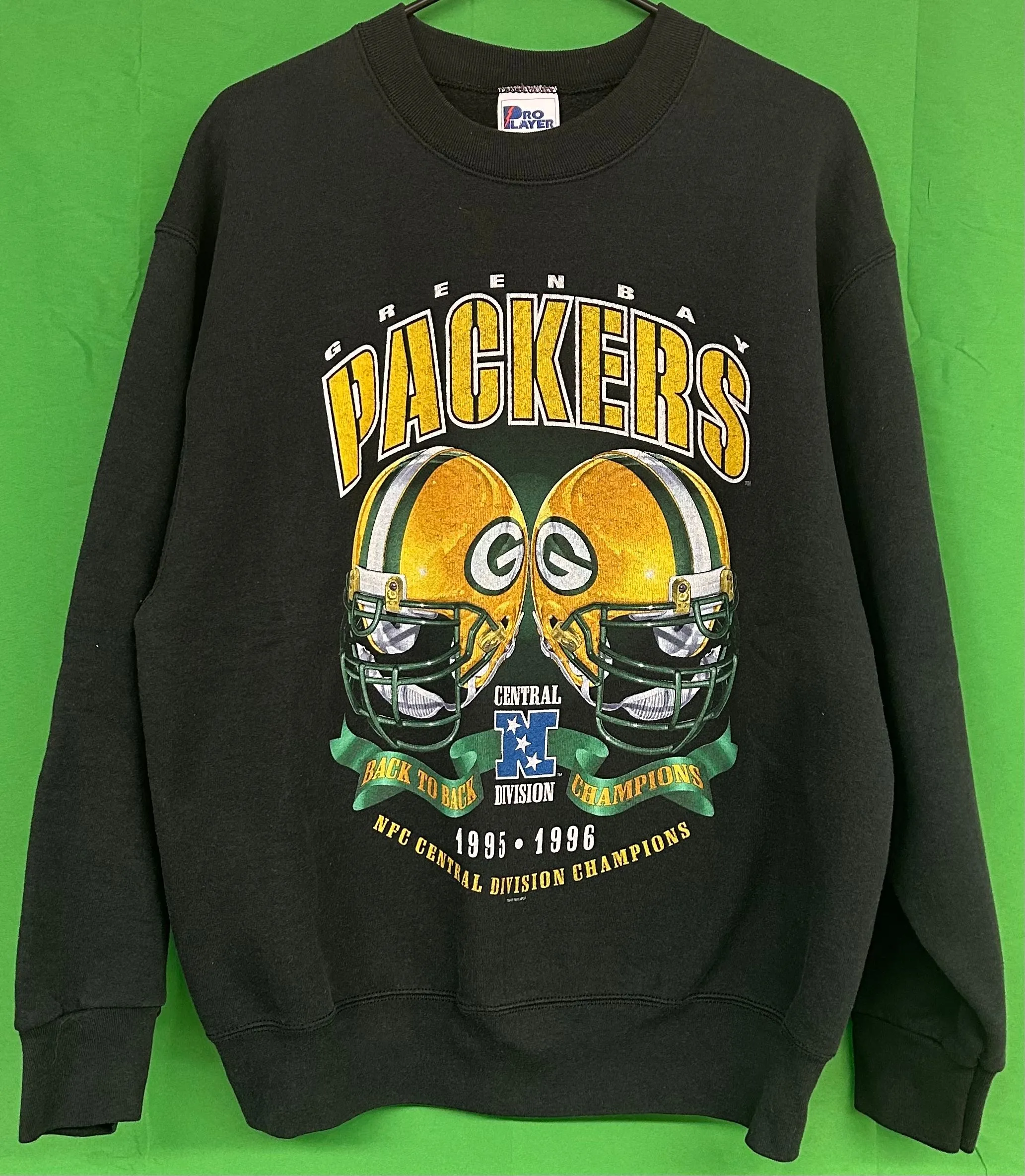 Product image for Vintage Prop Player Green Bay Packers Crewneck (Large)