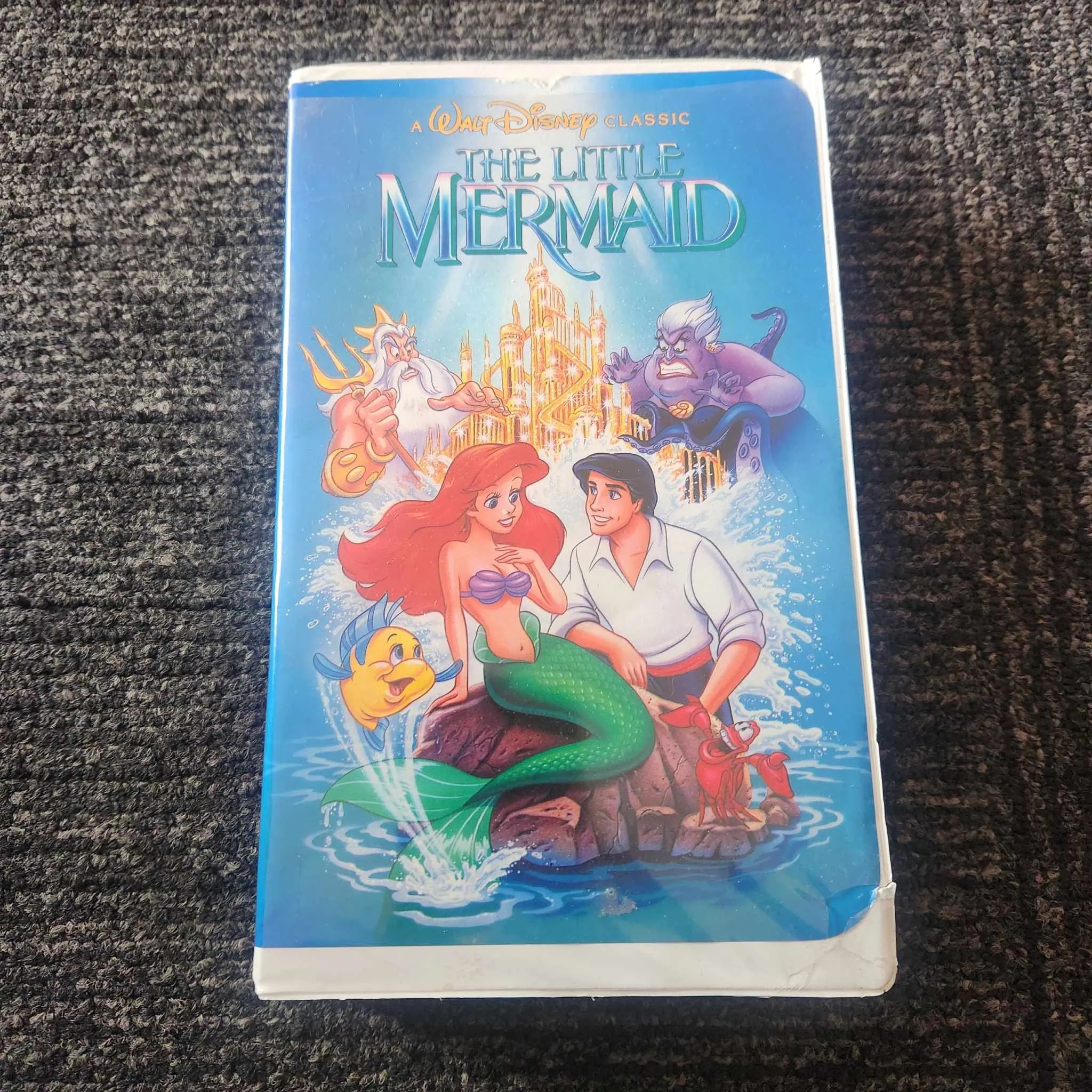 Product image for Little Mermaid Disney VHS Banned Cover Black Diamond Collectable