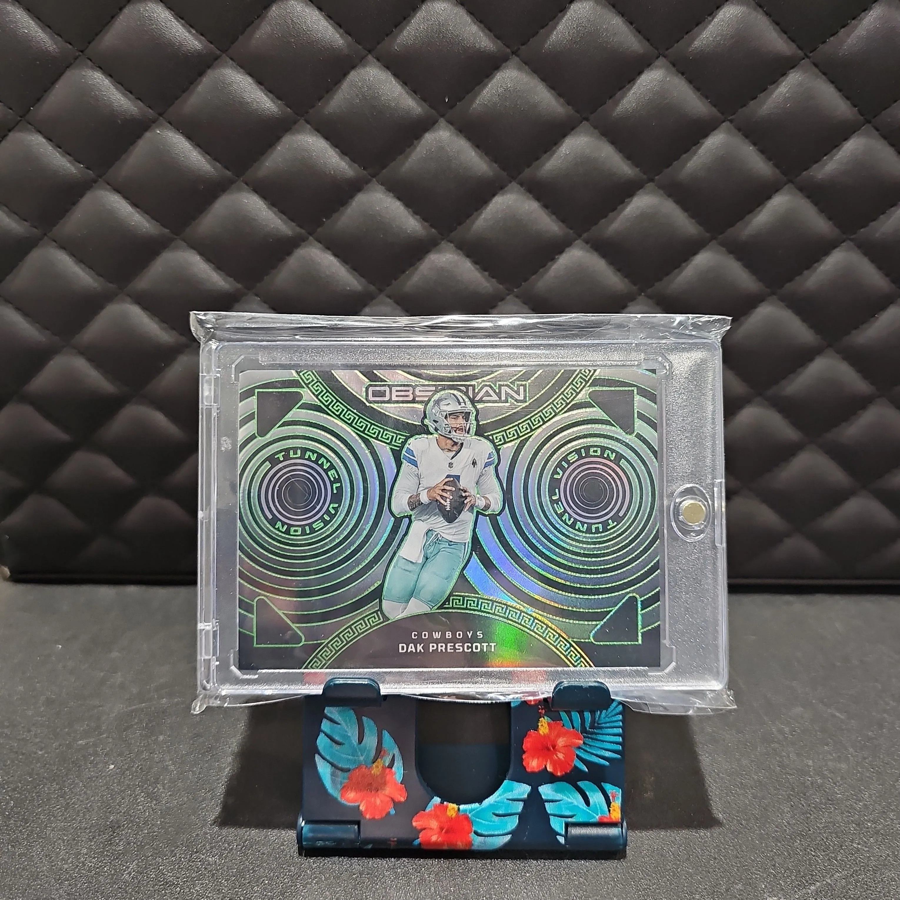 Product image for Dak Prescott 2023 Obsidian Green Electric Etch Tunnel Vision No.15 /35
