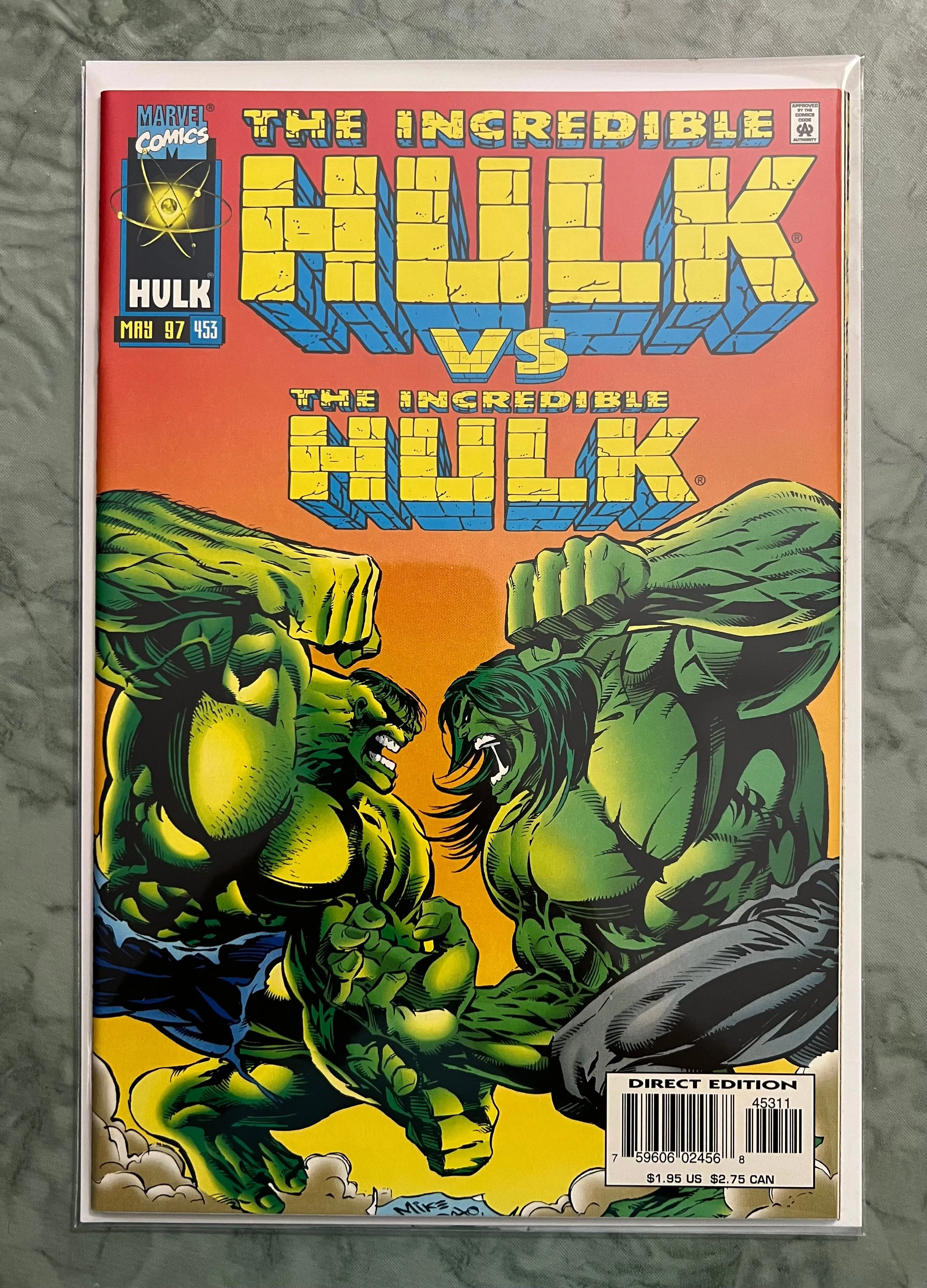 Product image for INCREDIBLE HULK 453 HULK ISLAND 1997
