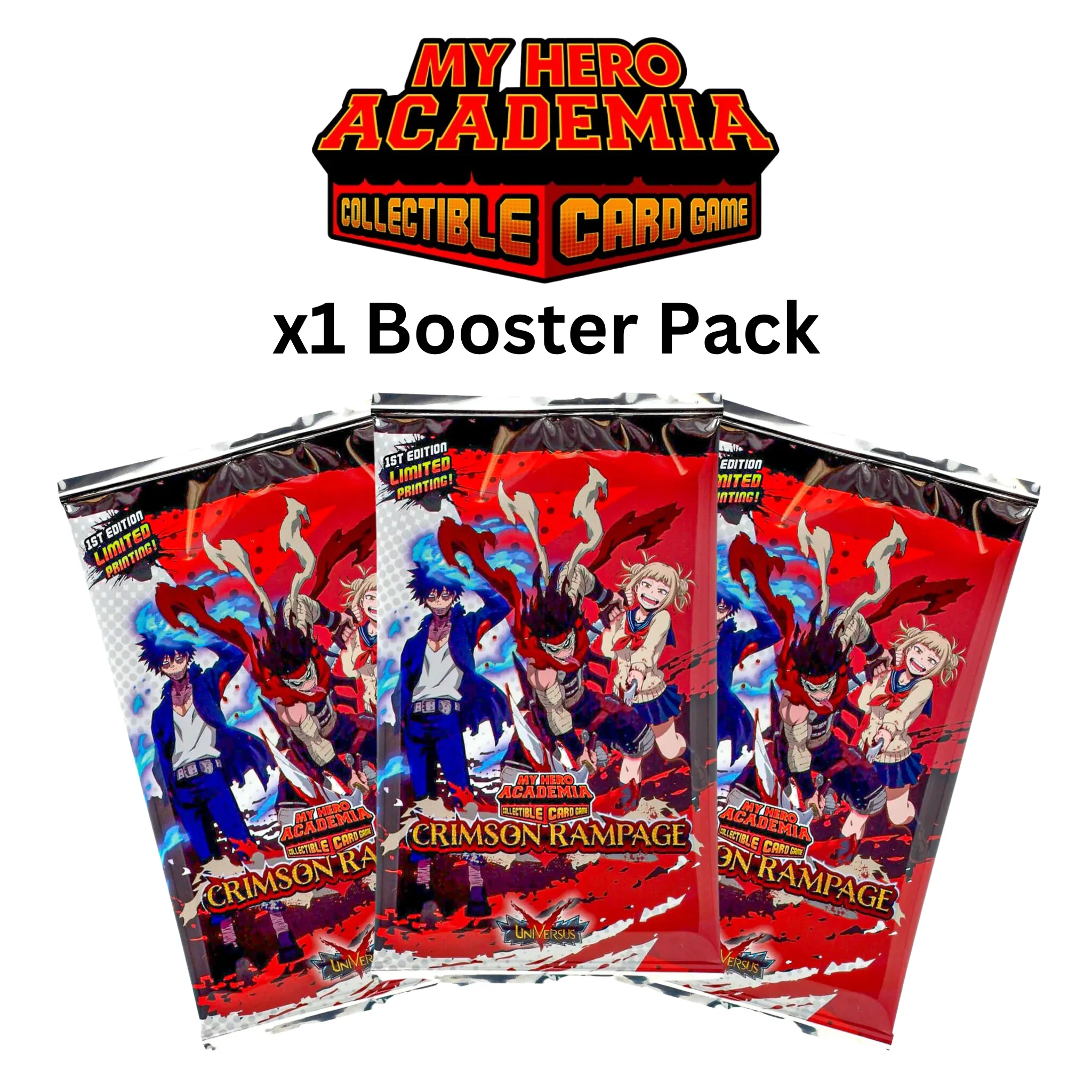 My Hero Academia Crimson Rampage 1st Edition Booster Pack  Whatnot: Shop,  Sell, Connect