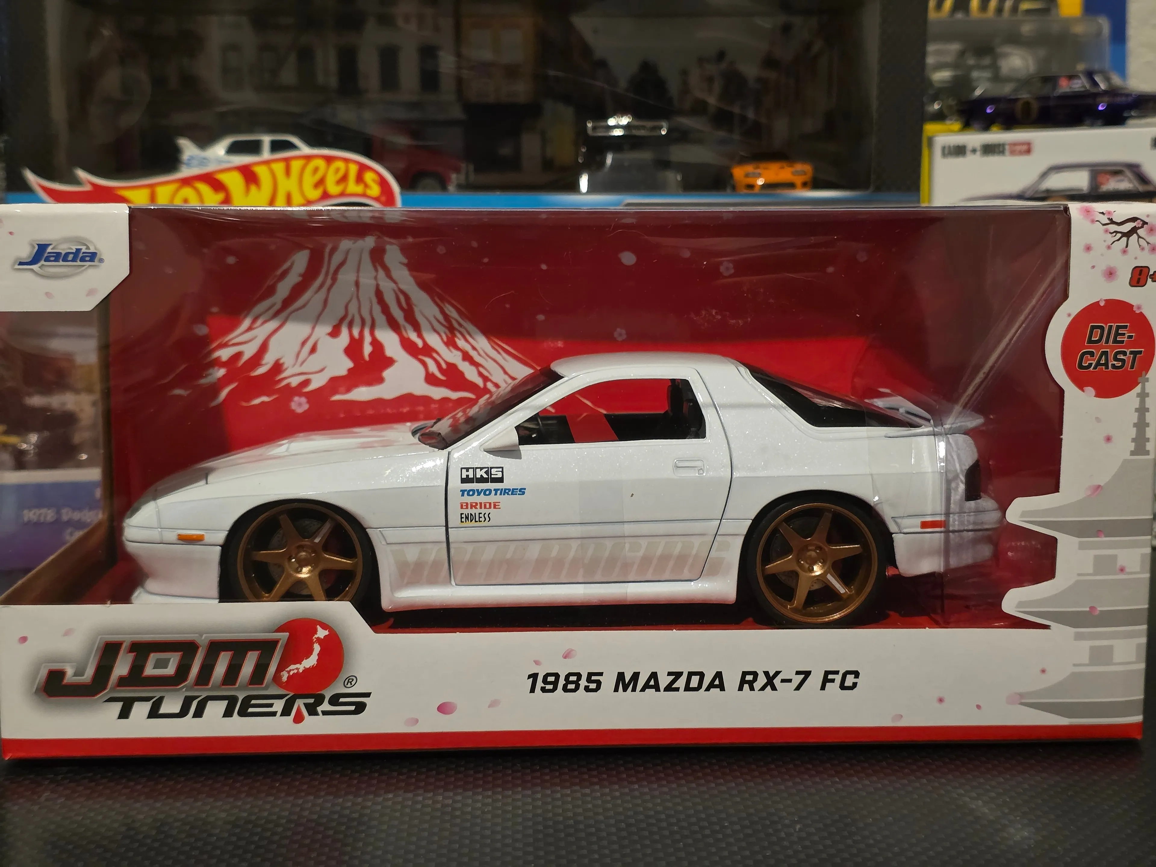 Product image for 1985 Mazda RX-7 FC - JDM Tuners - Jada 1:24 VOLK RACING