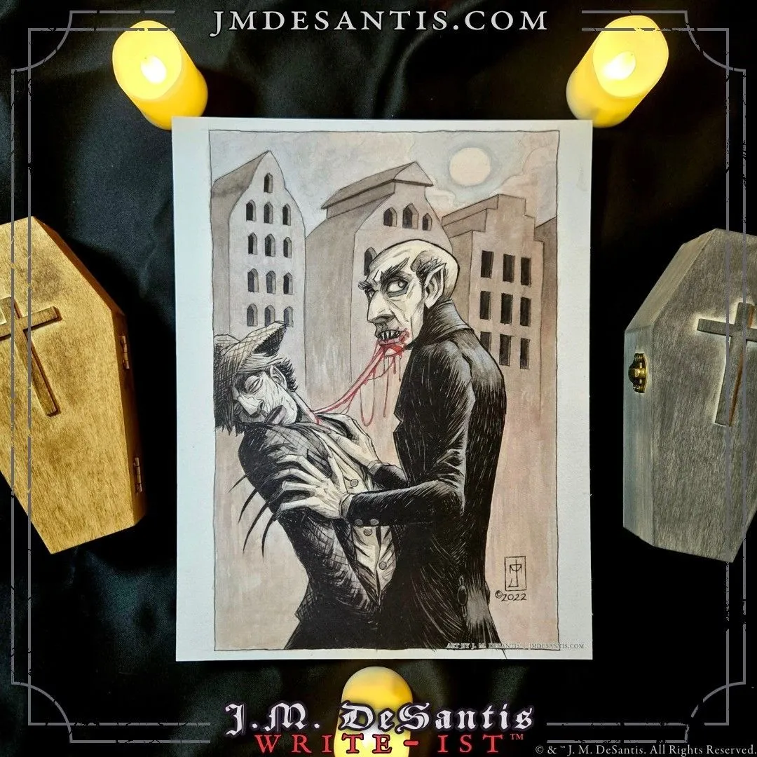 Product image for Print (Nosferatu) - Orlok Bite