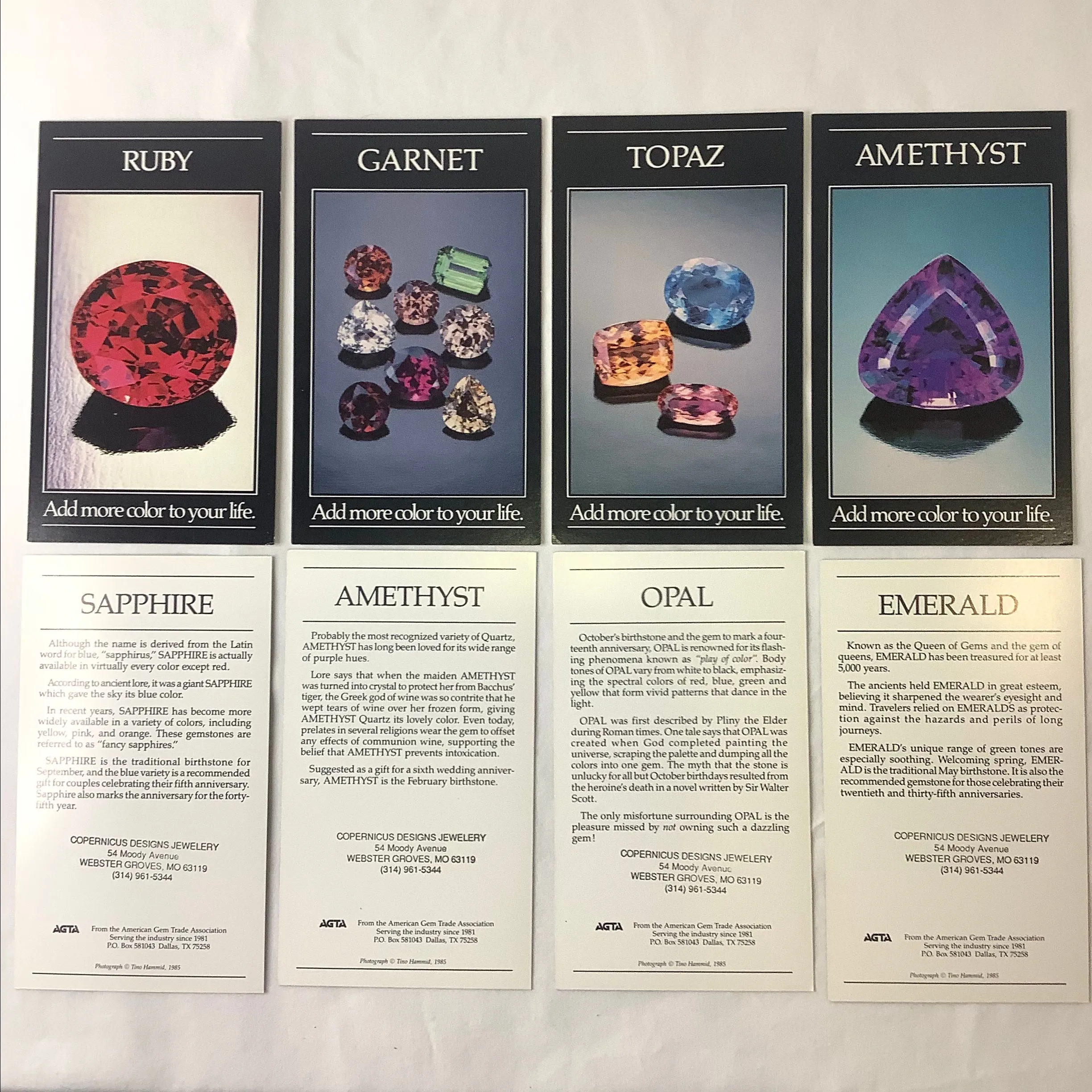 Product image for 3. Vintage gemstone advertisers