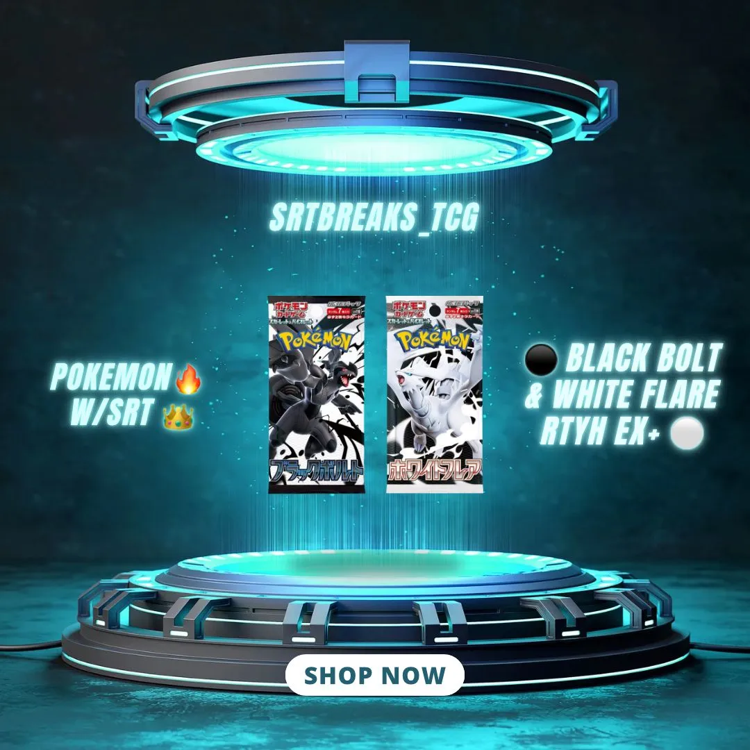 Product image for B1. Black Bolt & White Flare RTYH EX+ (No Bulk Unless Requested)